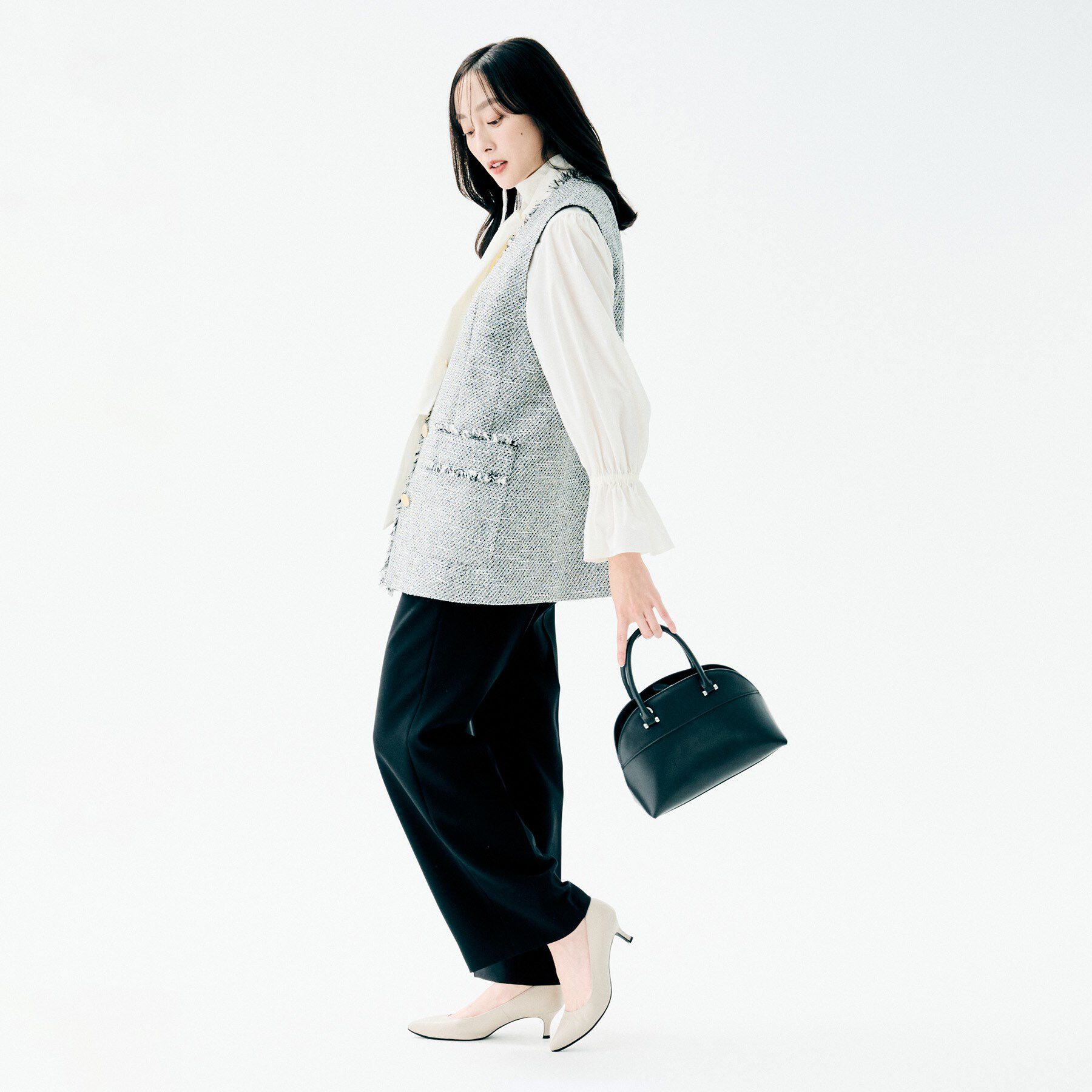 UNTITLED「スプリットレザーラウンドボストンバッグ」|ボストンバッグ|