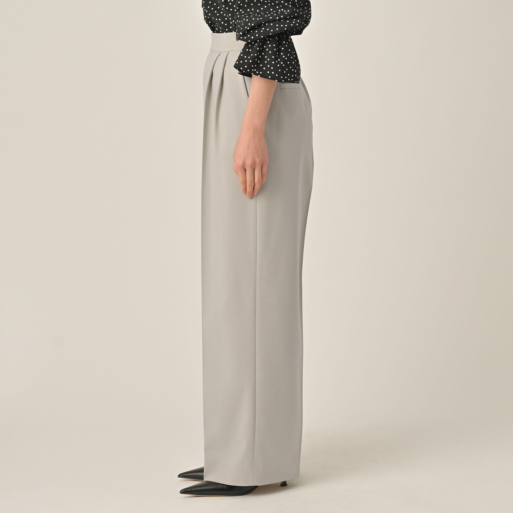 UNTITLED「【洗える/ワイド】ベーシックツータックパンツ」|その他|