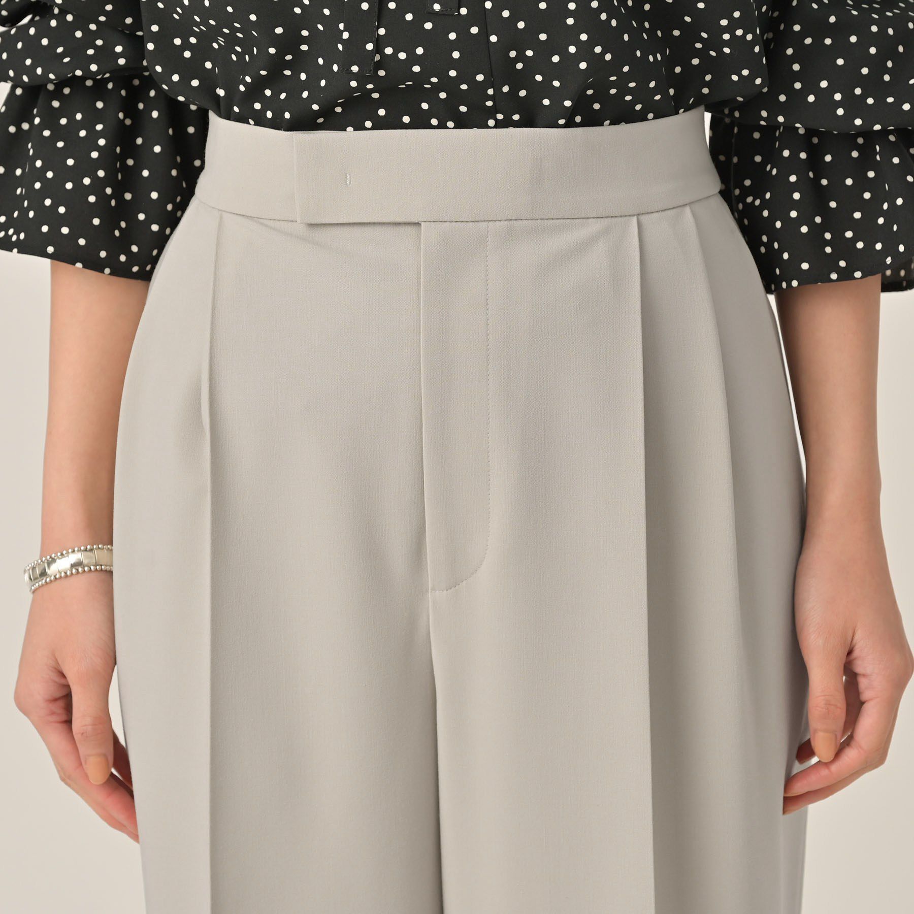 UNTITLED「【洗える/ワイド】ベーシックツータックパンツ」|その他|