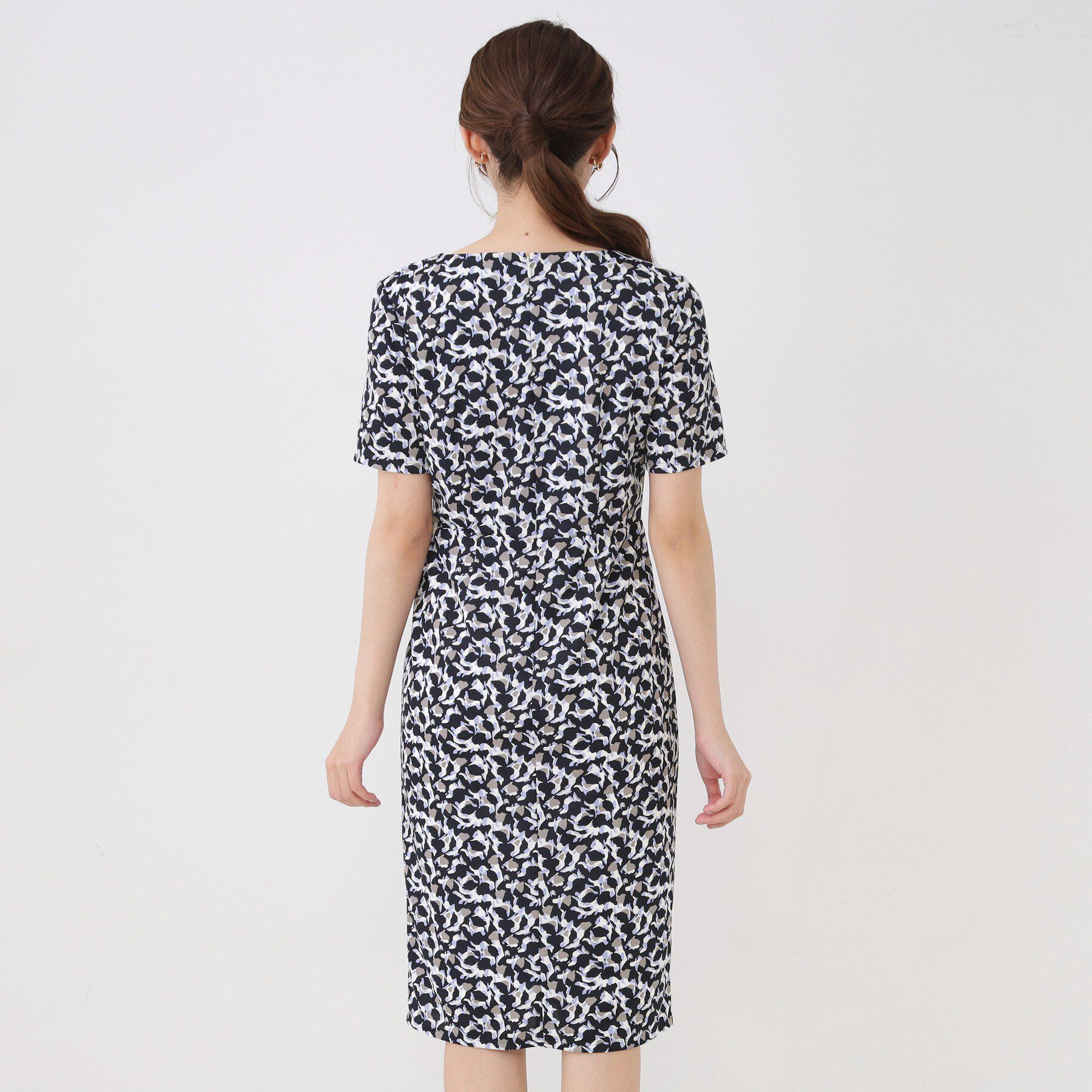 COUP DE CHANCE「【手洗い可／日本製】タック入タイトワンピース」|ワンピース|