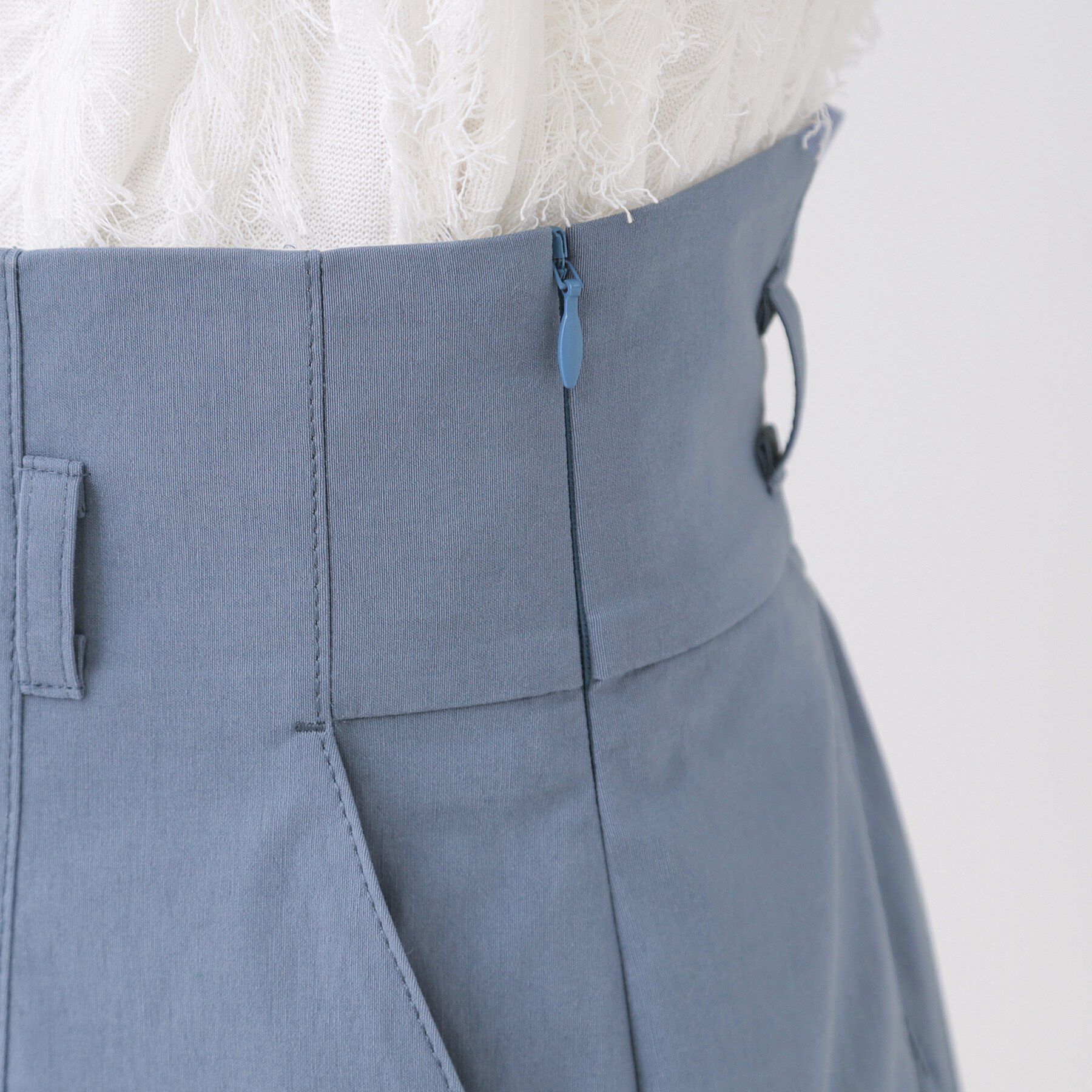 COUP DE CHANCE「【手洗い可／日本製／ウエスト後ろゴム】ハイウエストIラインスカート」|スカート|