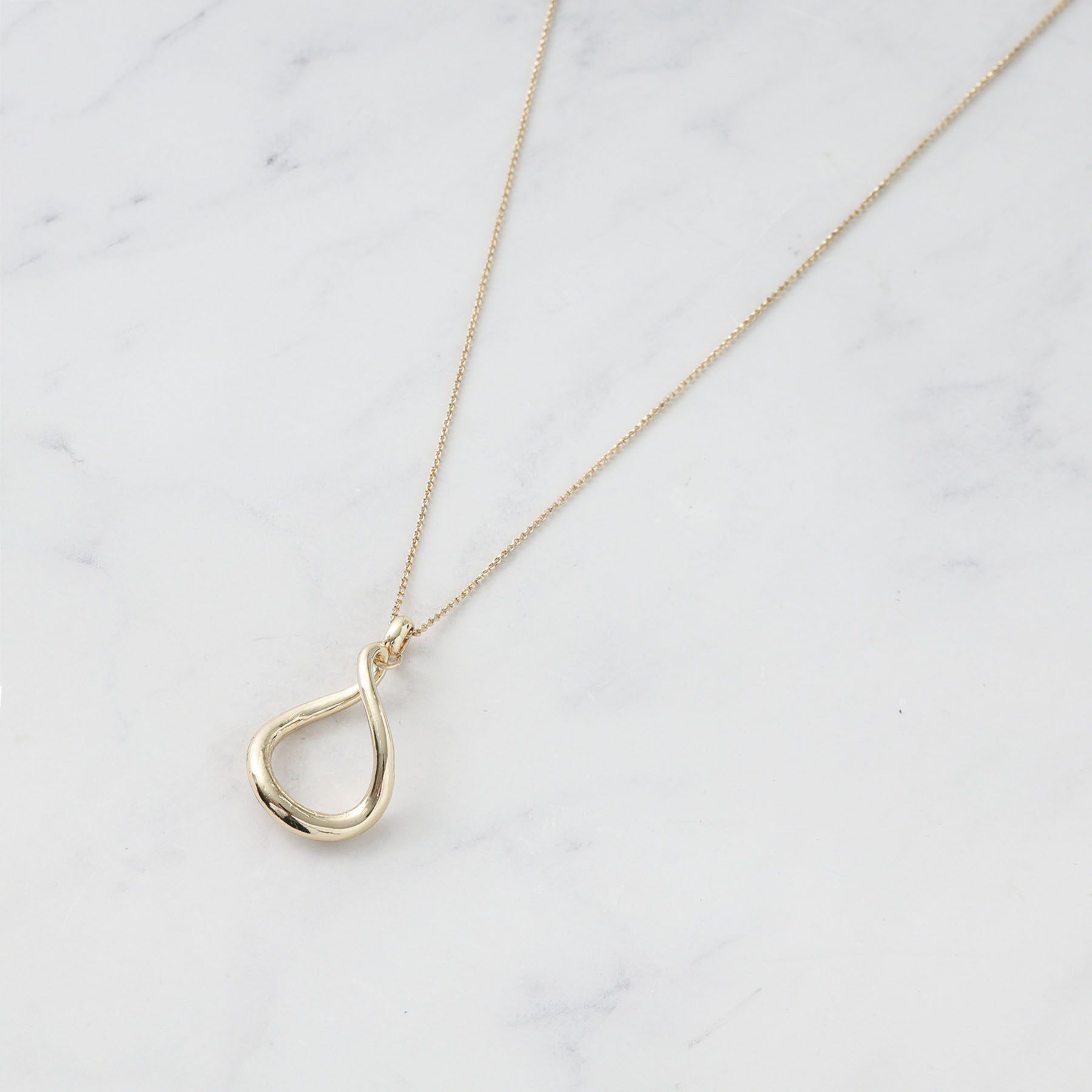 Reflect「【どんなスタイルにも合わせやすい◎】ねじりデザインメタルネックレス」|ネックレス|ゴールド(007)