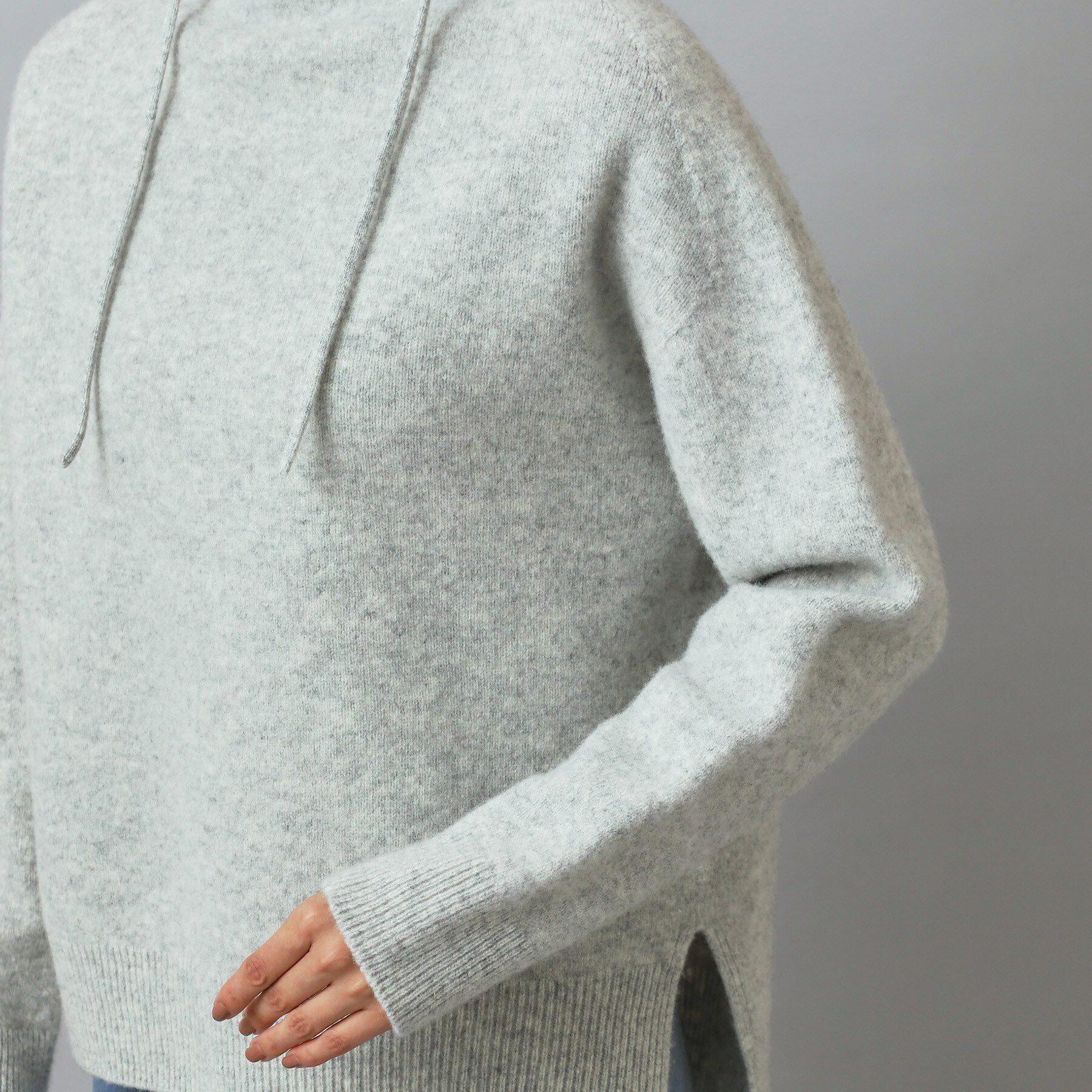 DRESSTERIOR「カシミヤブレンドフードニット」|ニット・セーター|