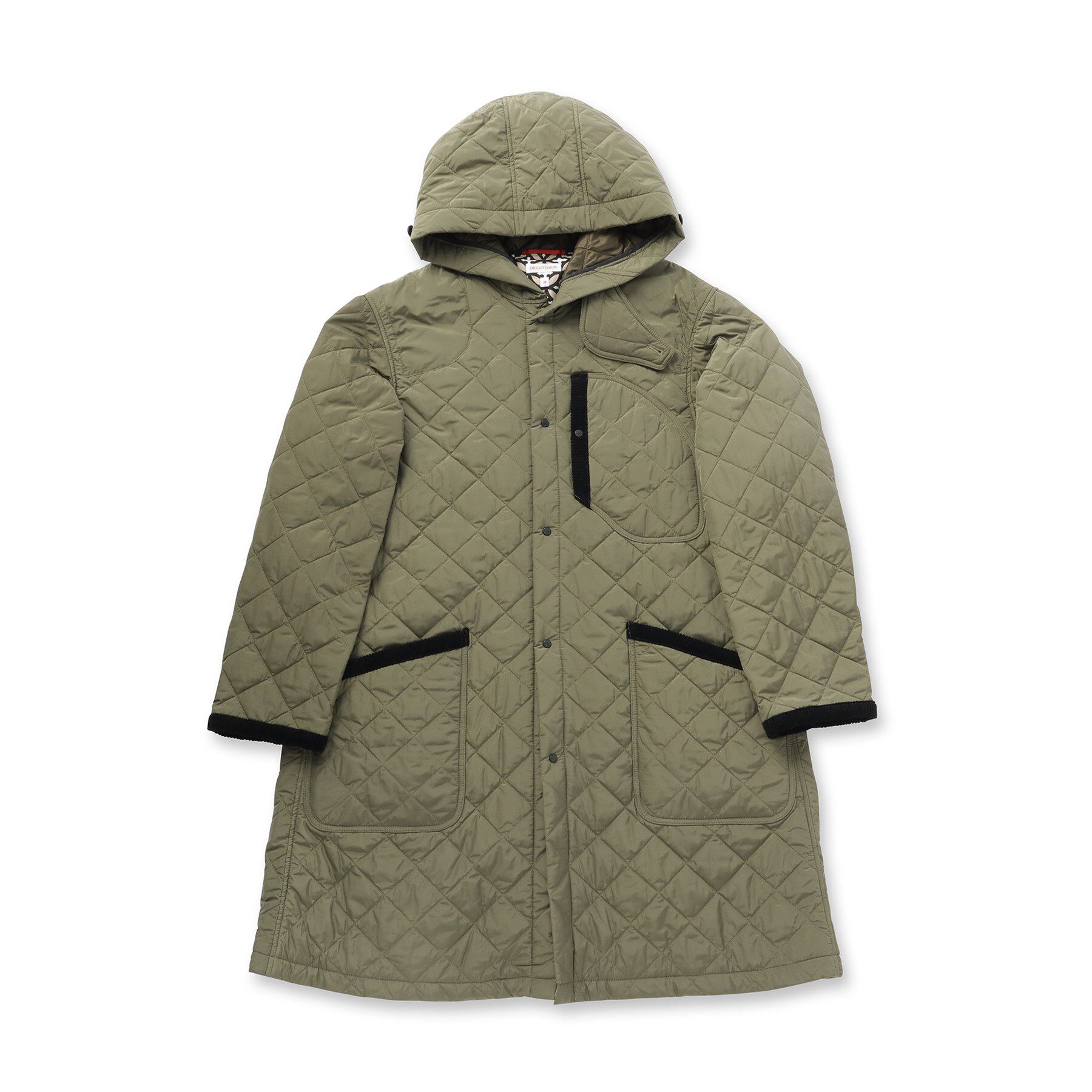 DRESSTERIOR「キルティング フーデット コート」|ダウン|