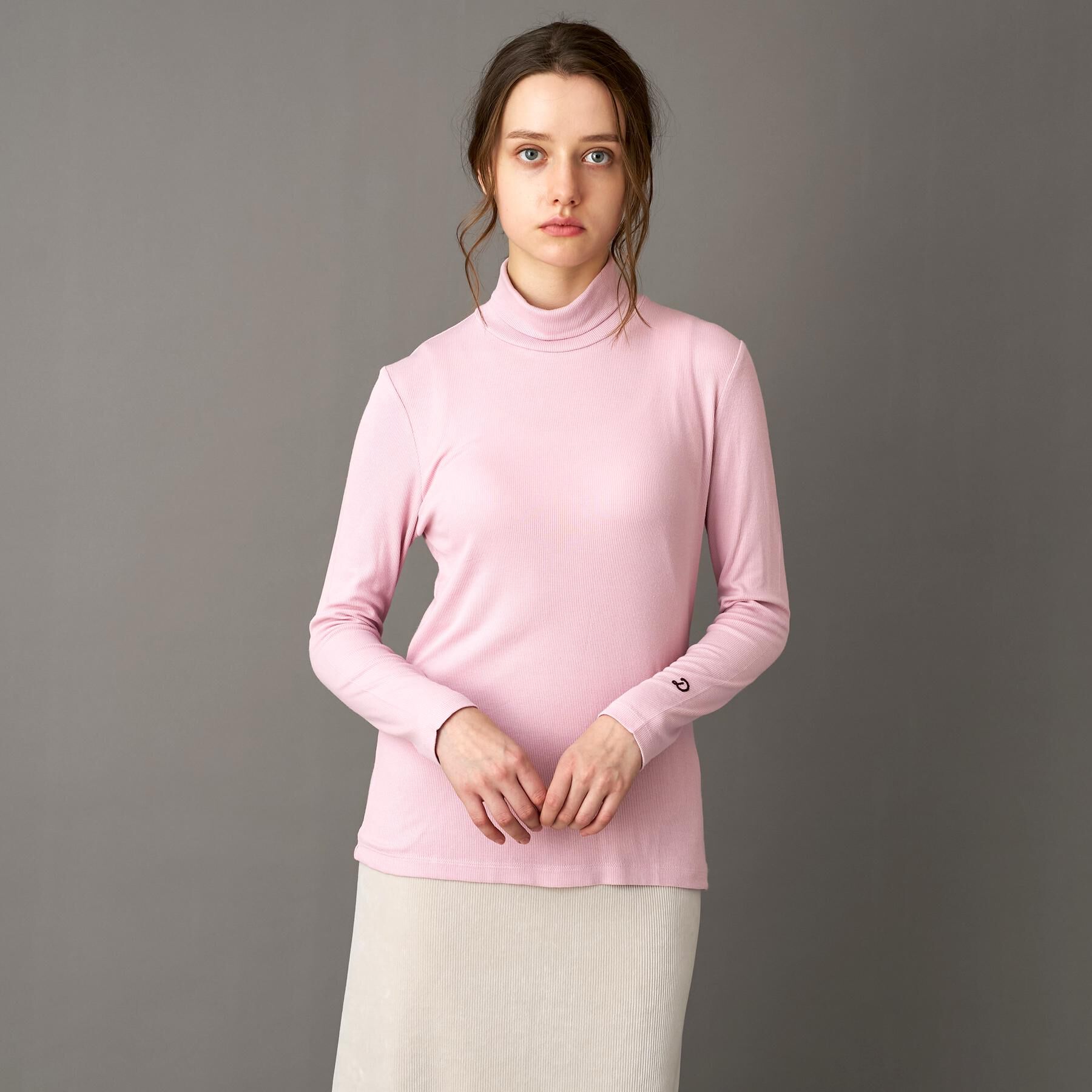 DRESSTERIOR「【インナー使いに最適/しっとり暖かな吸湿発熱素材】タートルネックプルオーバー」|Tシャツ・カットソー|