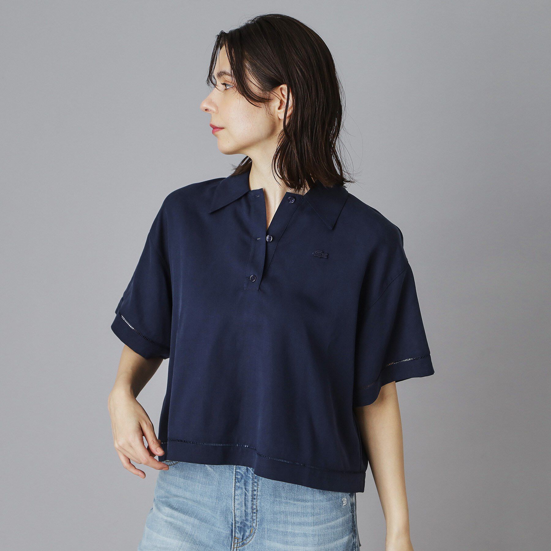 DRESSTERIOR「LACOSTE（ラコステ）ワイドポロシャツ」|ポロシャツ|