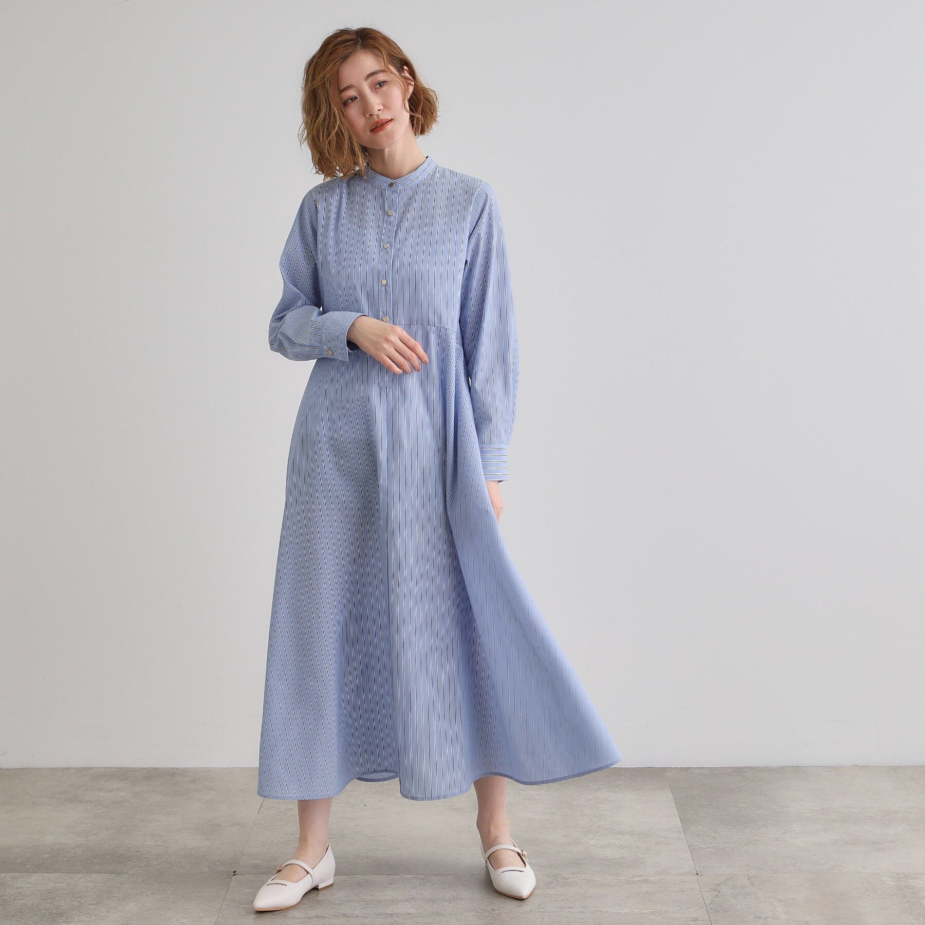 grove「ヘリテージフレアシャツワンピース」|ワンピース|