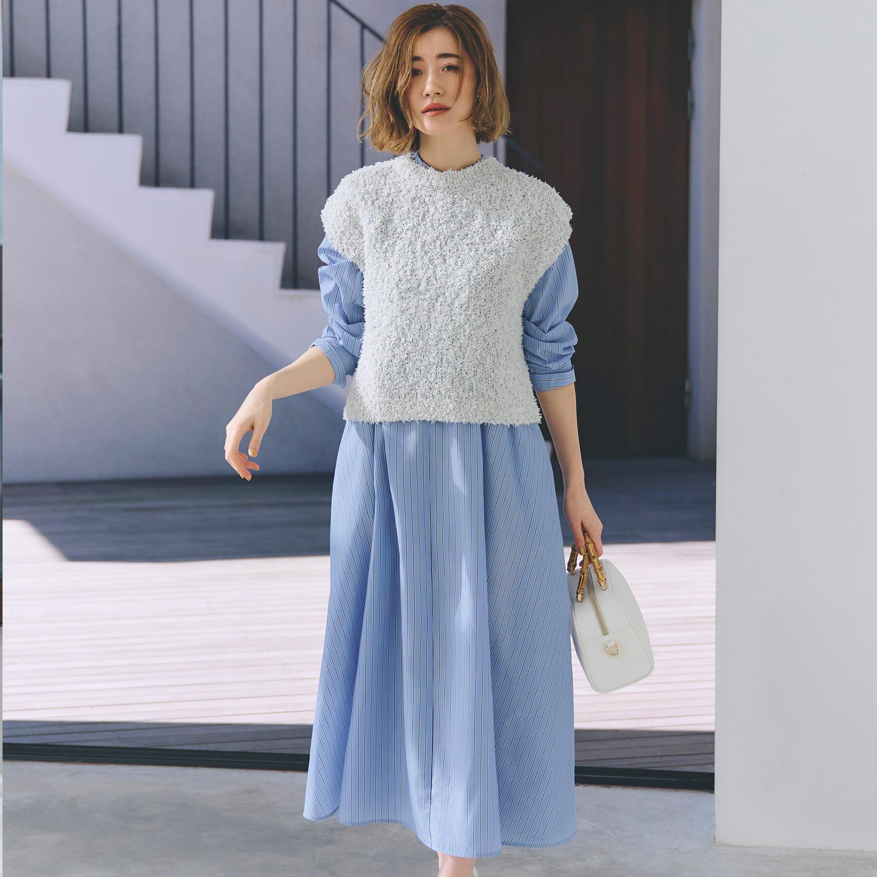 grove「ヘリテージフレアシャツワンピース」|ワンピース|