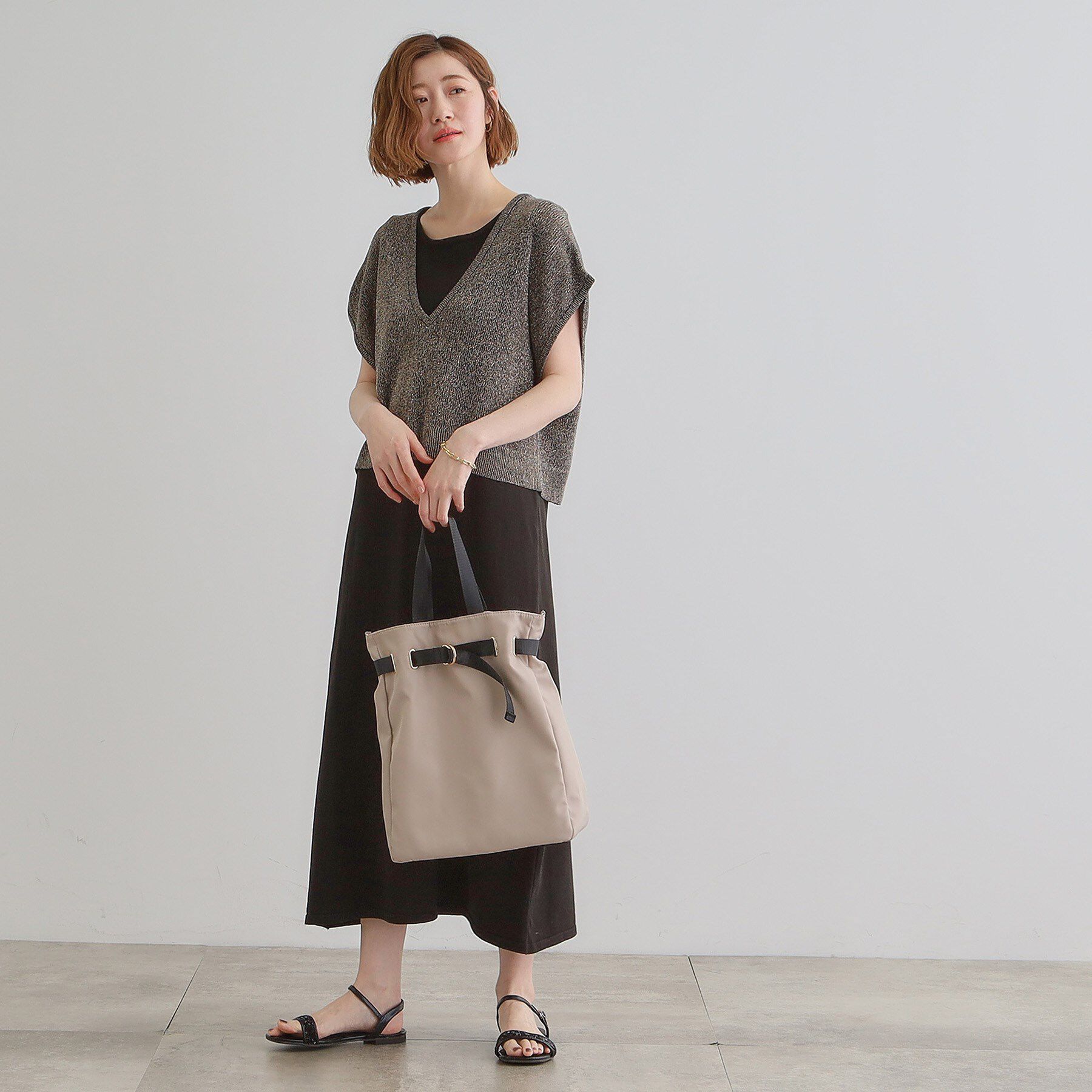 grove「【晴れの日も雨の日も】撥水ベルト2WAYトート」|トートバッグ|