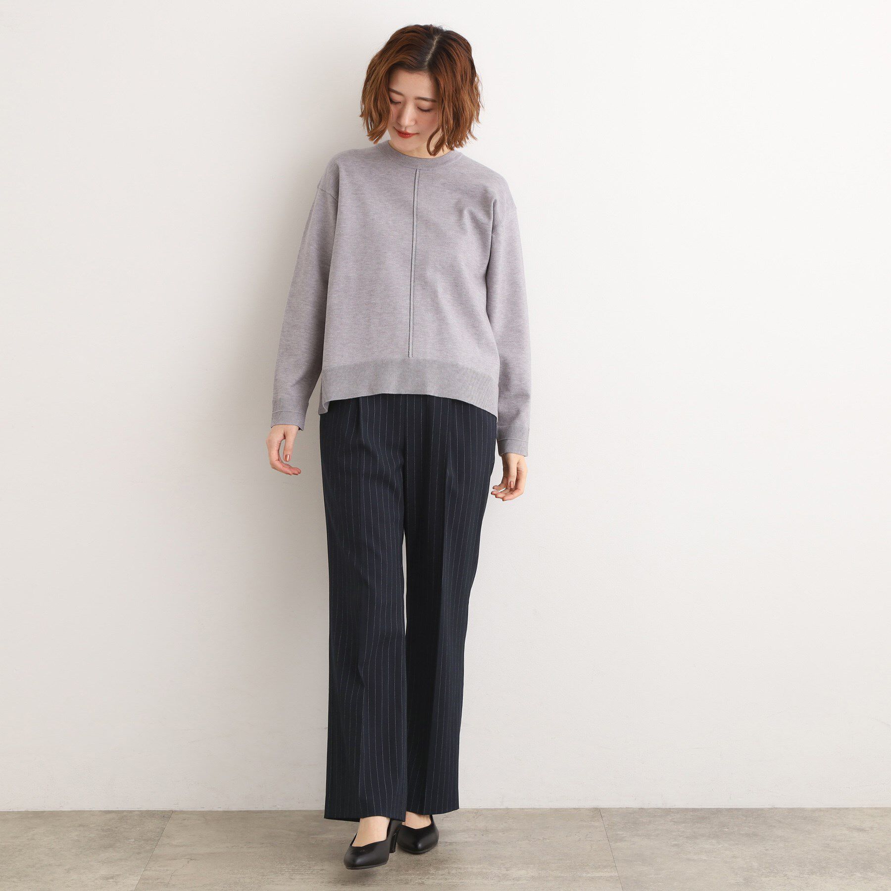 grove「【あったか裏起毛】きれいも楽ちんも叶える、ストレッチストレートパンツ」|その他|