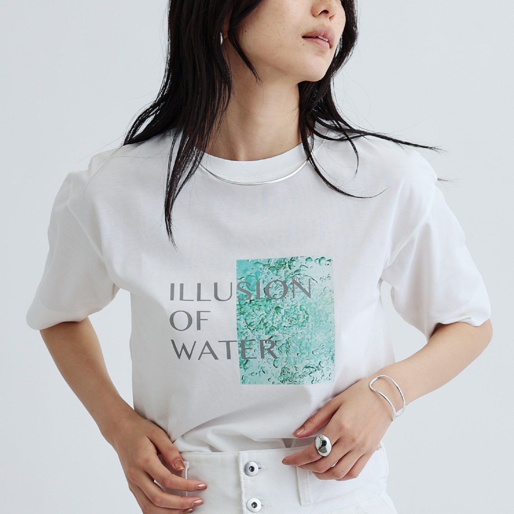 GALLEST「ILLUSION of WATER プリントTシャツ」|Tシャツ・カットソー|