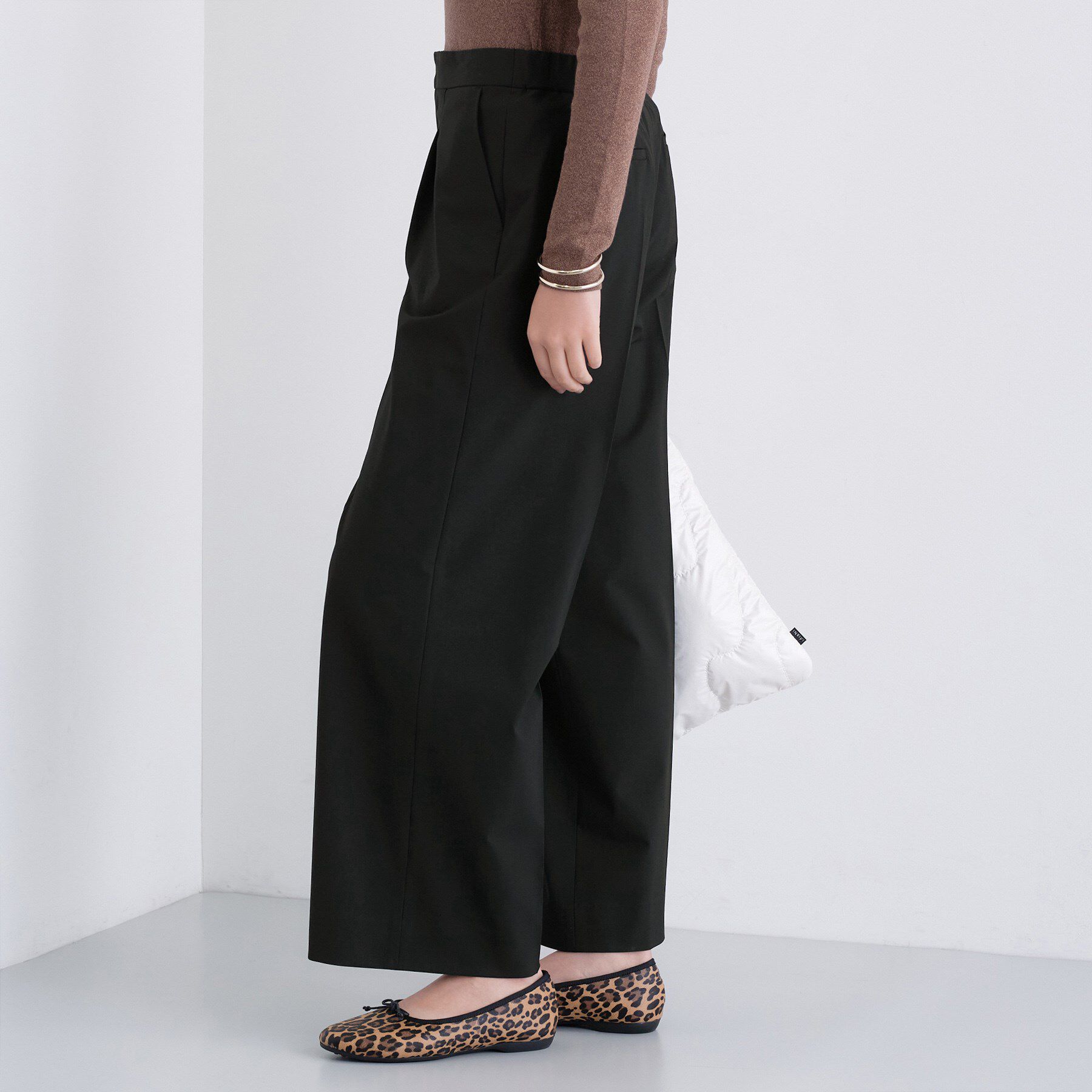 INDIVI「【褒められパンツ】ワンタックワイドパンツ」|その他|