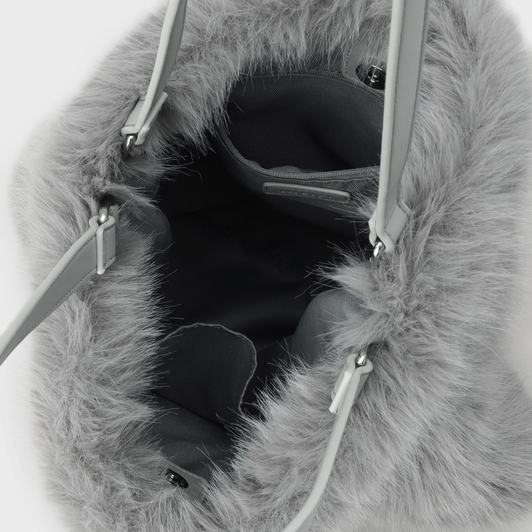 INDIVI「【2WAY】フェイクファートート」|トートバッグ|