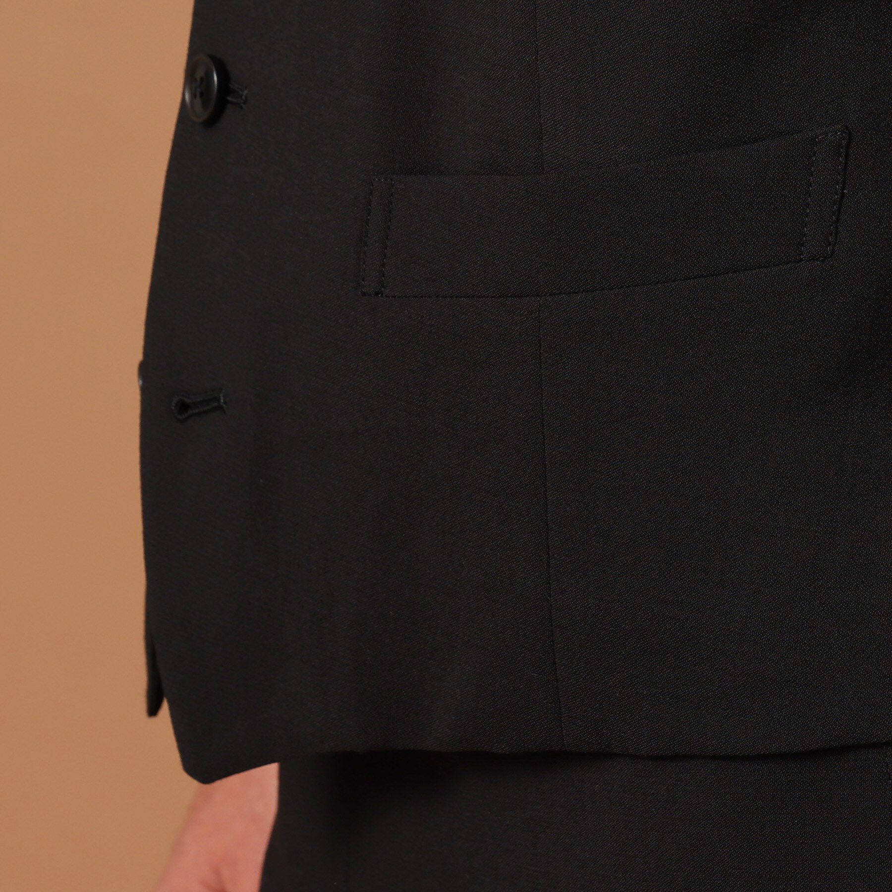 40CARATS&525「【Sサイズ～】ディープブラック ヴェスト」|スーツ|