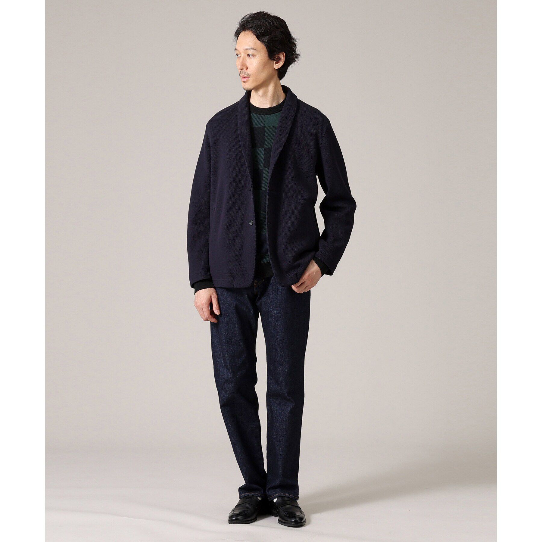 TAKEO KIKUCHI「【モンスターストレッチ】日本製 ワンウォッシュ デニムパンツ」|デニム|