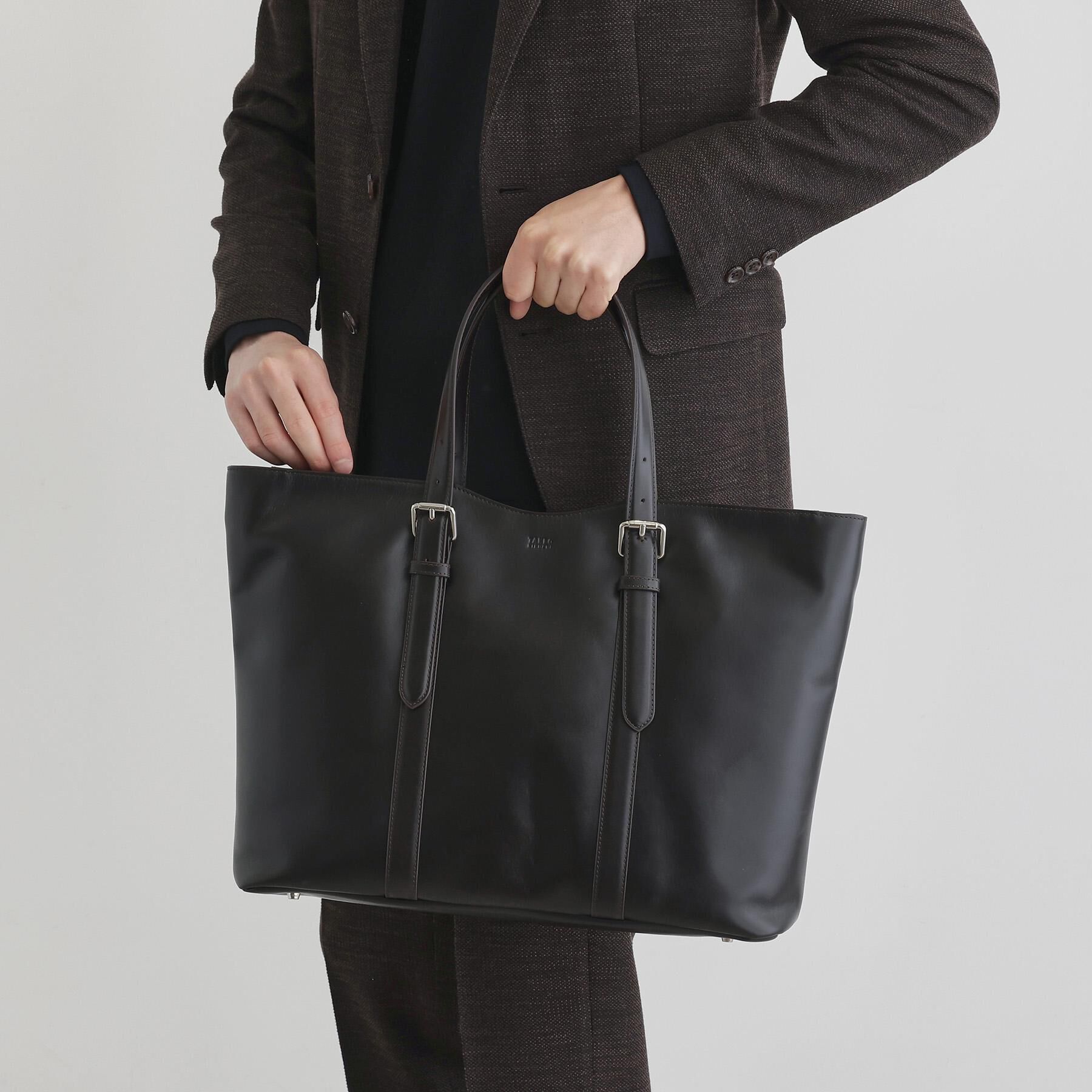 TAKEO KIKUCHI「アニリンレザー トート」|トートバッグ|