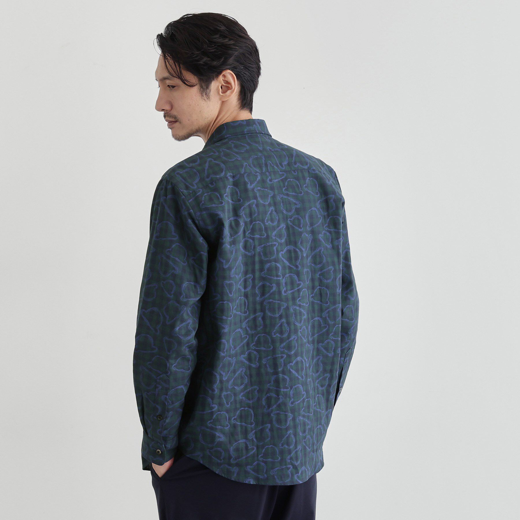 TAKEO KIKUCHI「チェックボーラーガーゼシャツ」|シャツ・ブラウス|