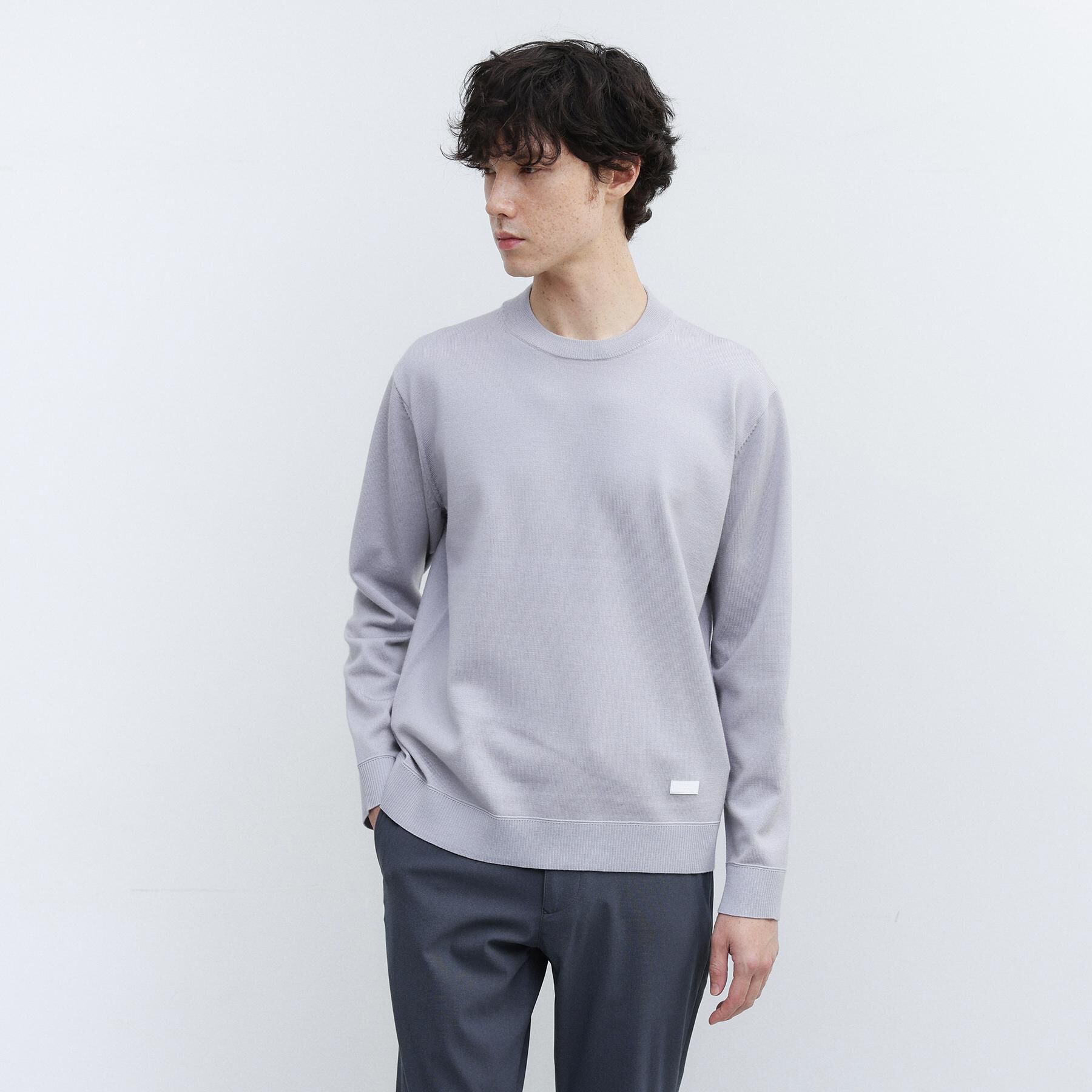 TAKEO KIKUCHI「【Sサイズ～】アンチピリング テーラードネック ニット」|ニット・セーター|