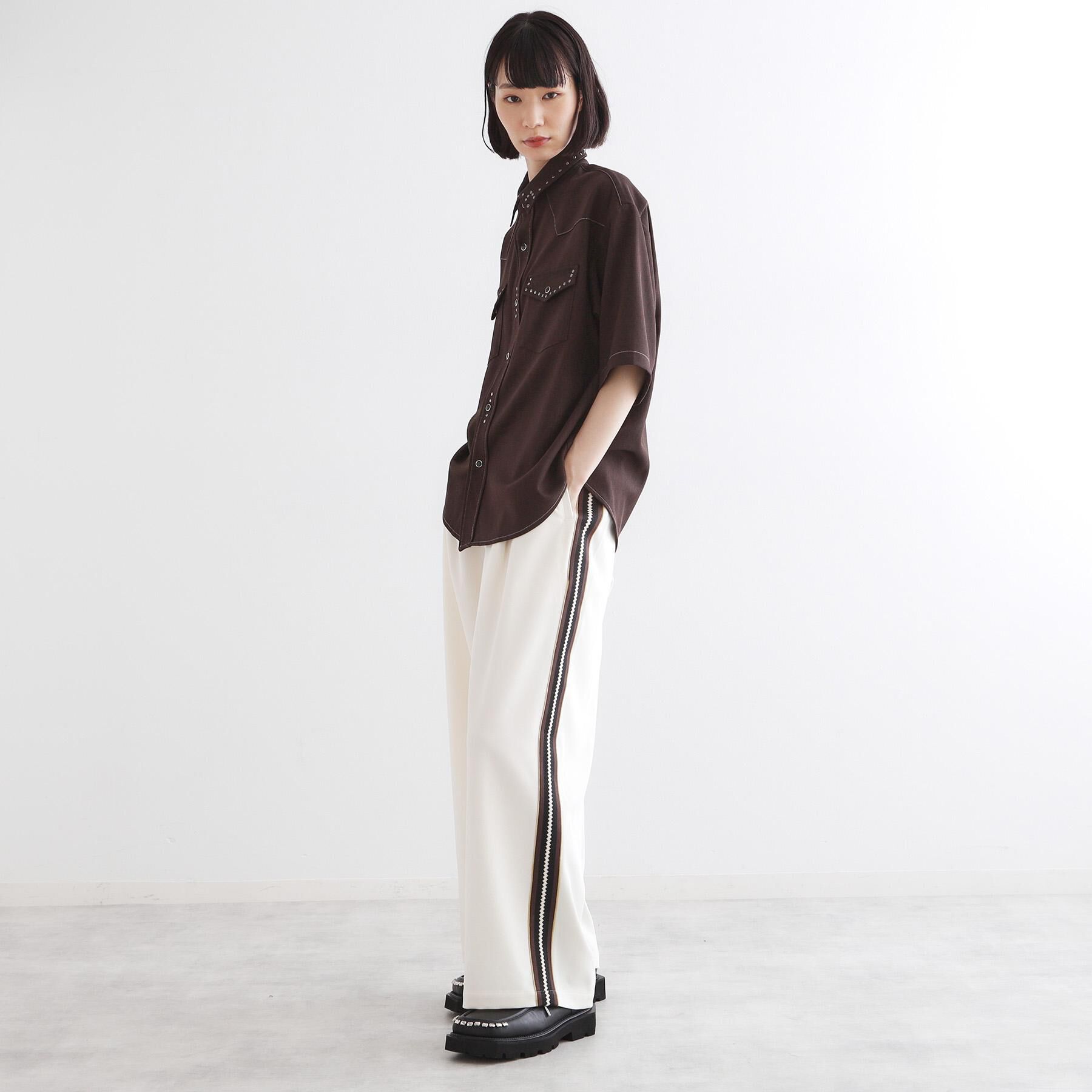 tk.TAKEO KIKUCHI「ウェスタンスタッズシャツ」|シャツ・ブラウス|