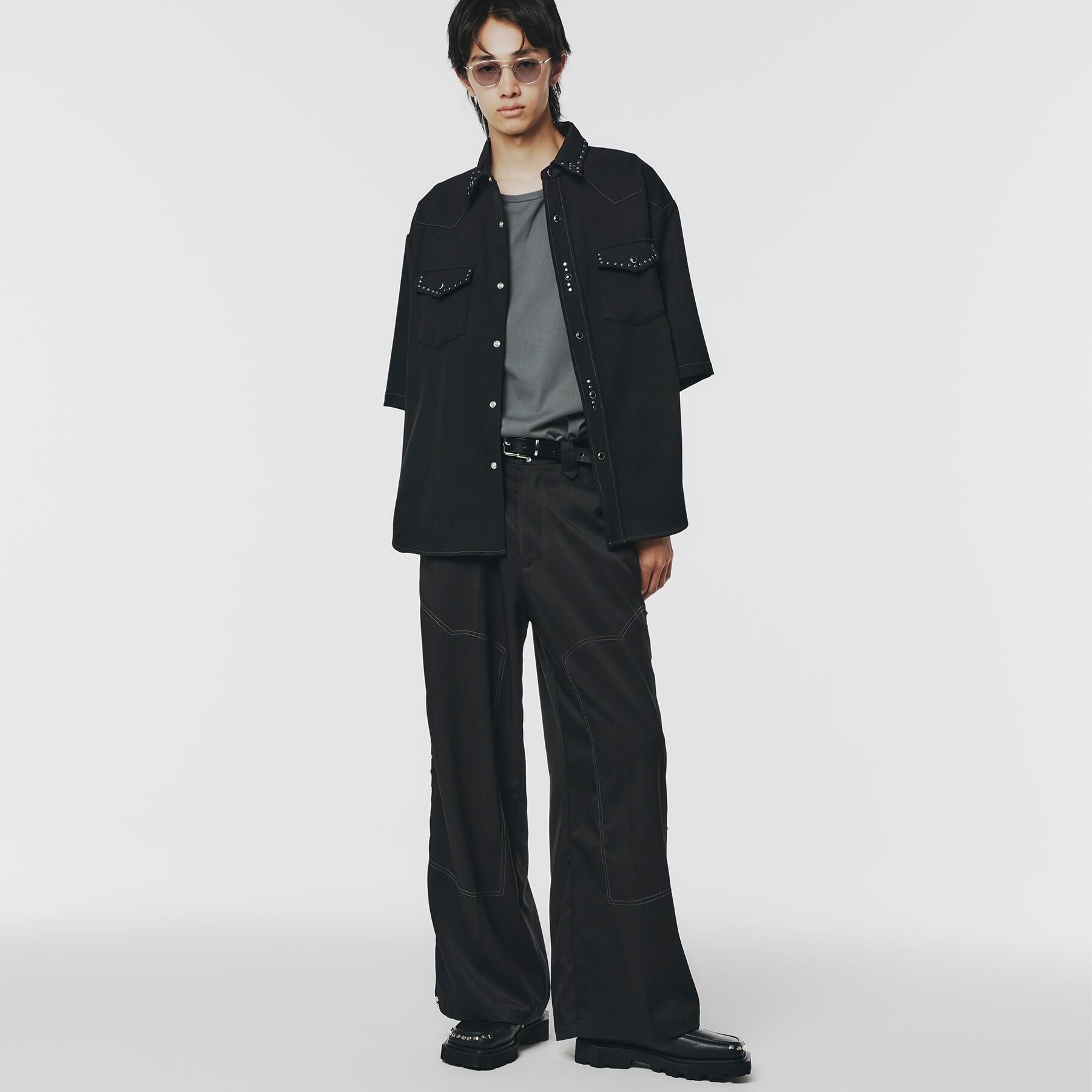 tk.TAKEO KIKUCHI「ウェスタンスタッズシャツ」|シャツ・ブラウス|