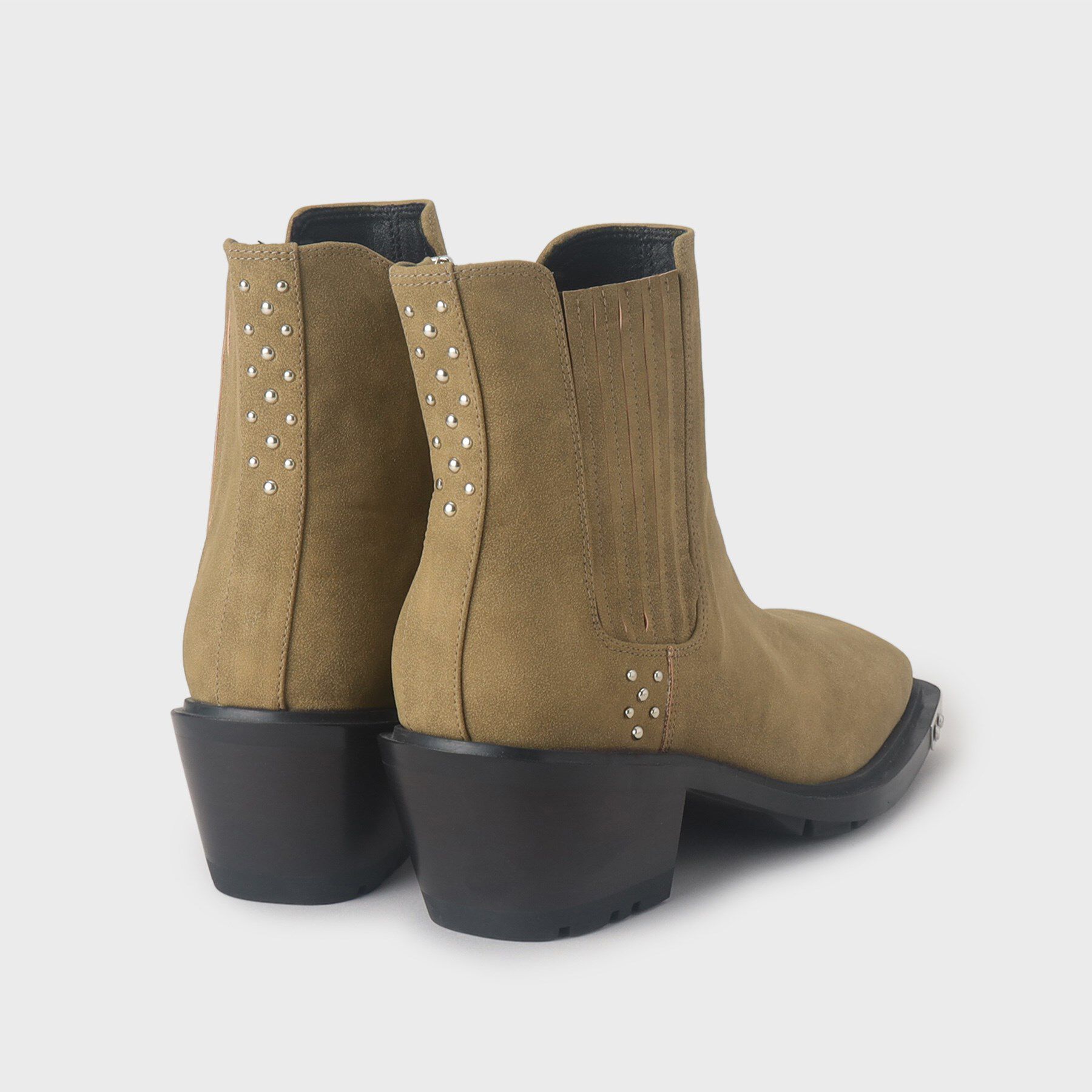 tk.TAKEO KIKUCHI「ウエスタンスタッズブーツ」|ショートブーツ|