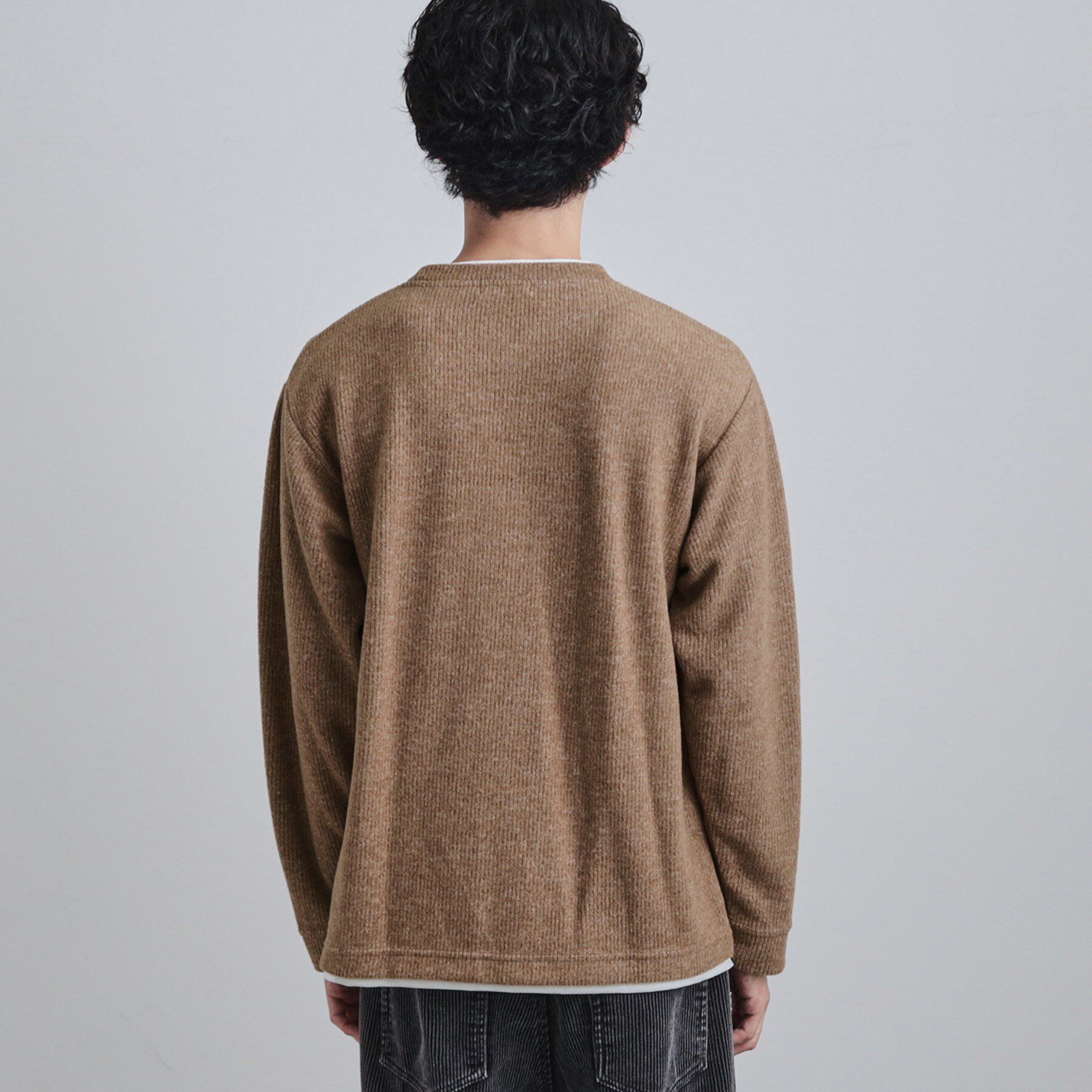 tk.TAKEO KIKUCHI「フェイクレイヤードニットソー」|Tシャツ・カットソー|