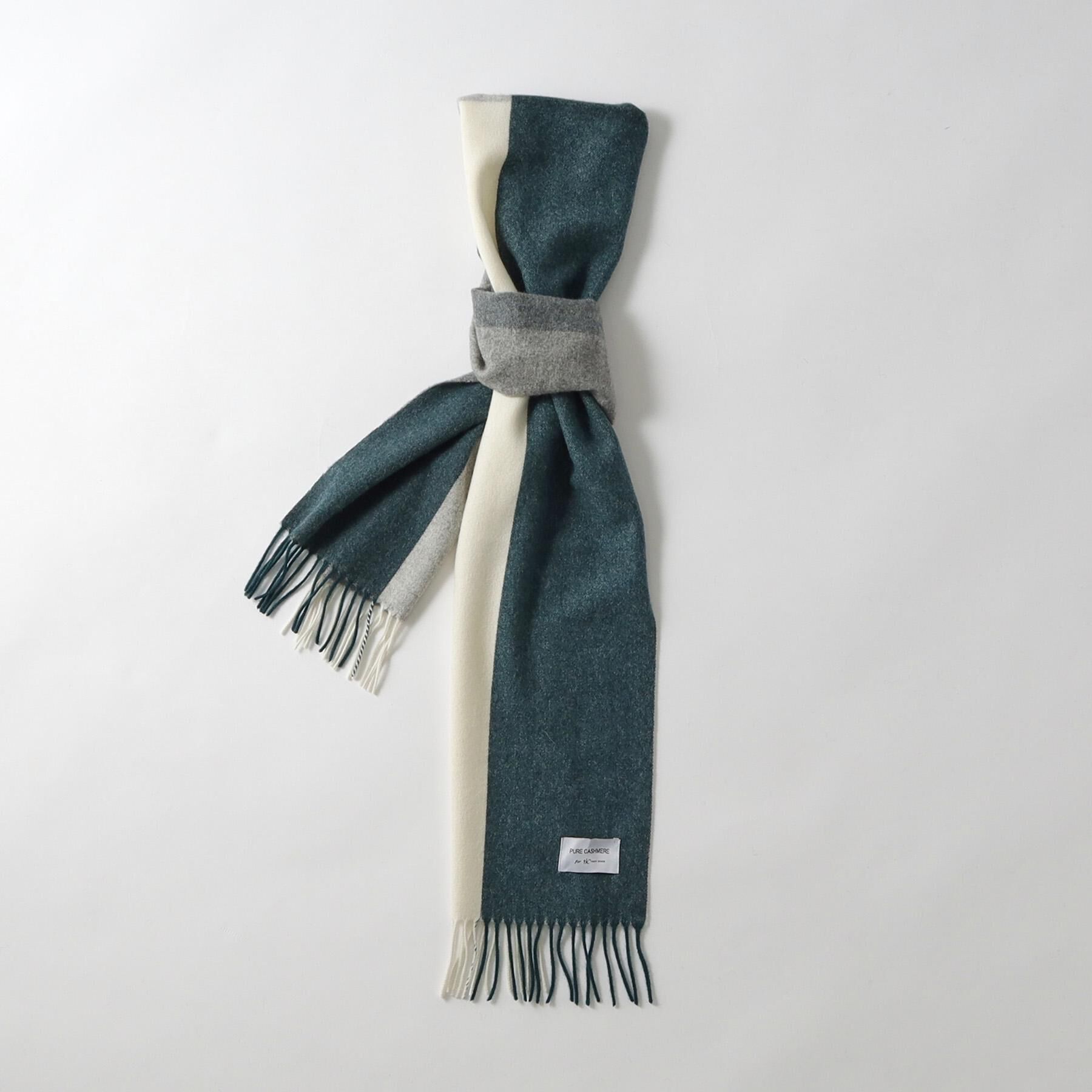 tk.TAKEO KIKUCHI「【カシミヤ100％】ピュアカシミヤセパレートマフラー」|ストール|