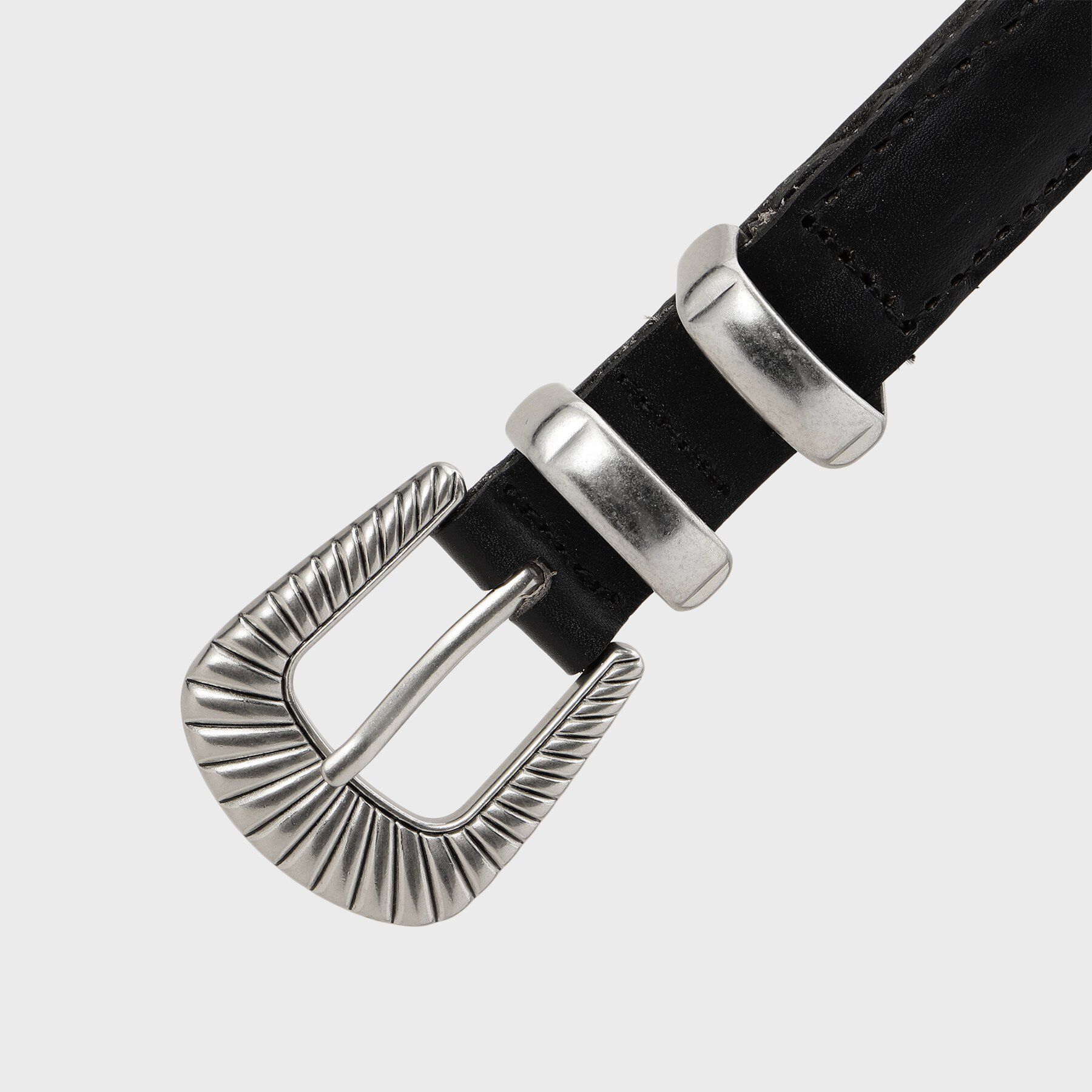 tk.TAKEO KIKUCHI「【牛革】メッシュウェスタンベルト」|ベルト|