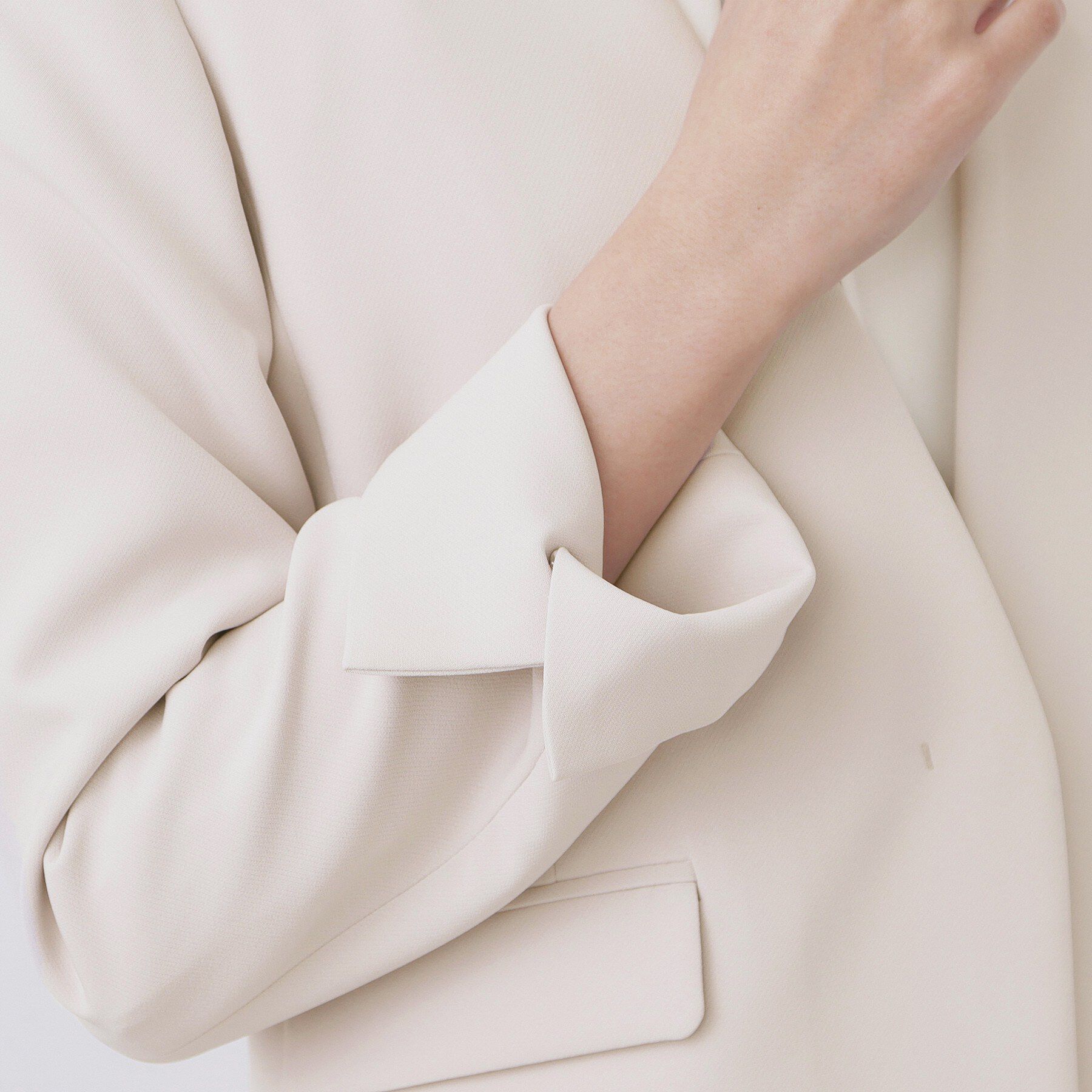 index「ストレッチノーカラージャケット/セットアップ対応【洗濯機OK/防シワ/イージーアイロン】」|ノーカラージャケット|