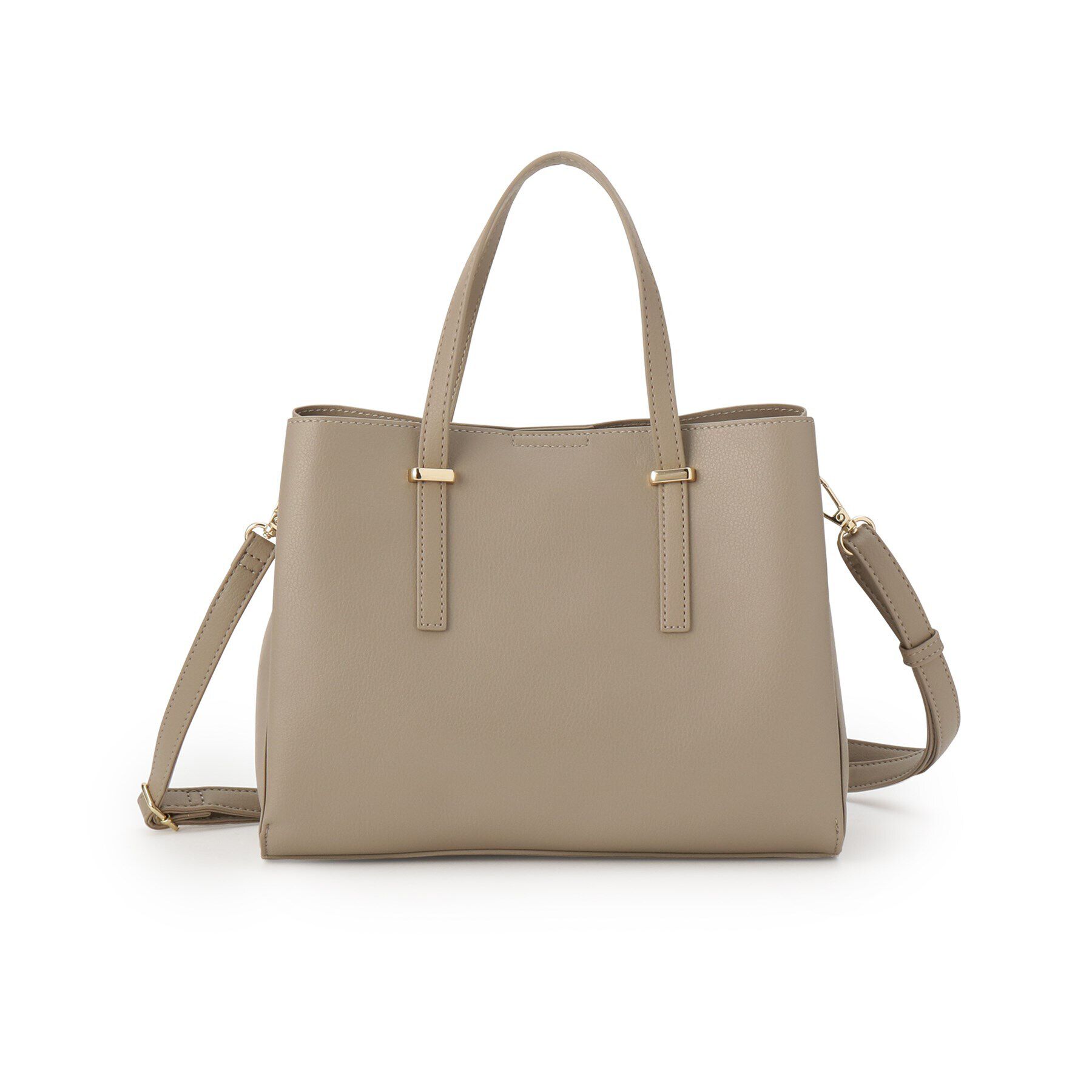 OPAQUE.CLIP「【2WAY】フロントバースクエアデザインミドルバッグ」|ハンドバッグ|