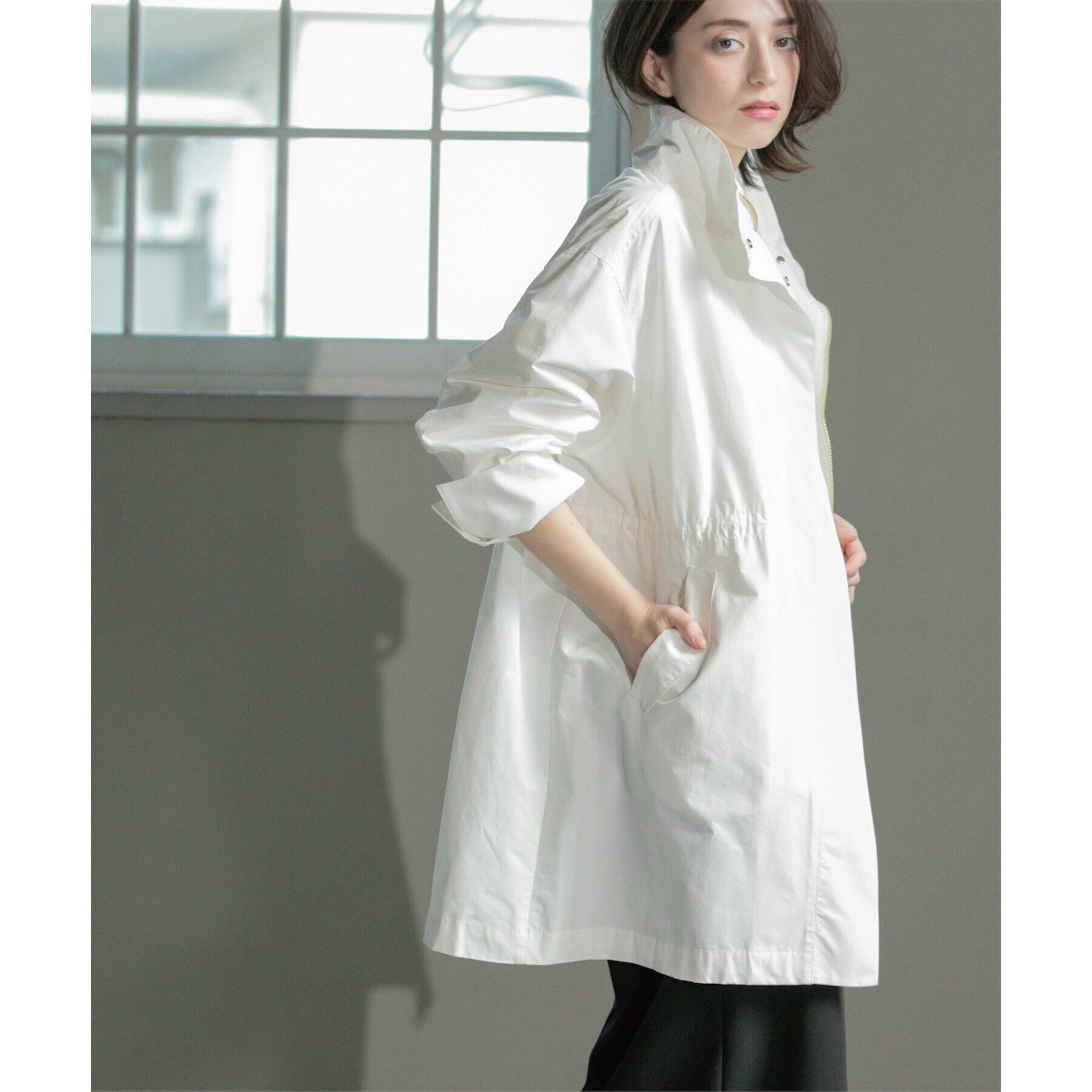 OPAQUE.CLIP「《CLASSY掲載》ミドルスタンドコート【洗濯機洗い可】」|その他|