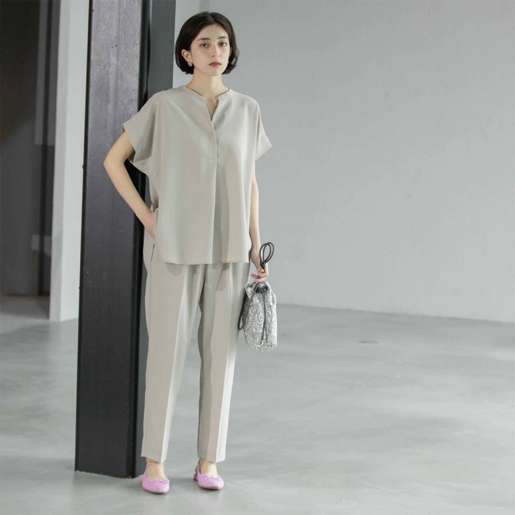 OPAQUE.CLIP「《6色展開/丈が選べる》美脚イージーテーパードパンツ/セットアップ対応【ストレッチ/洗濯機洗い可/防」|その他|