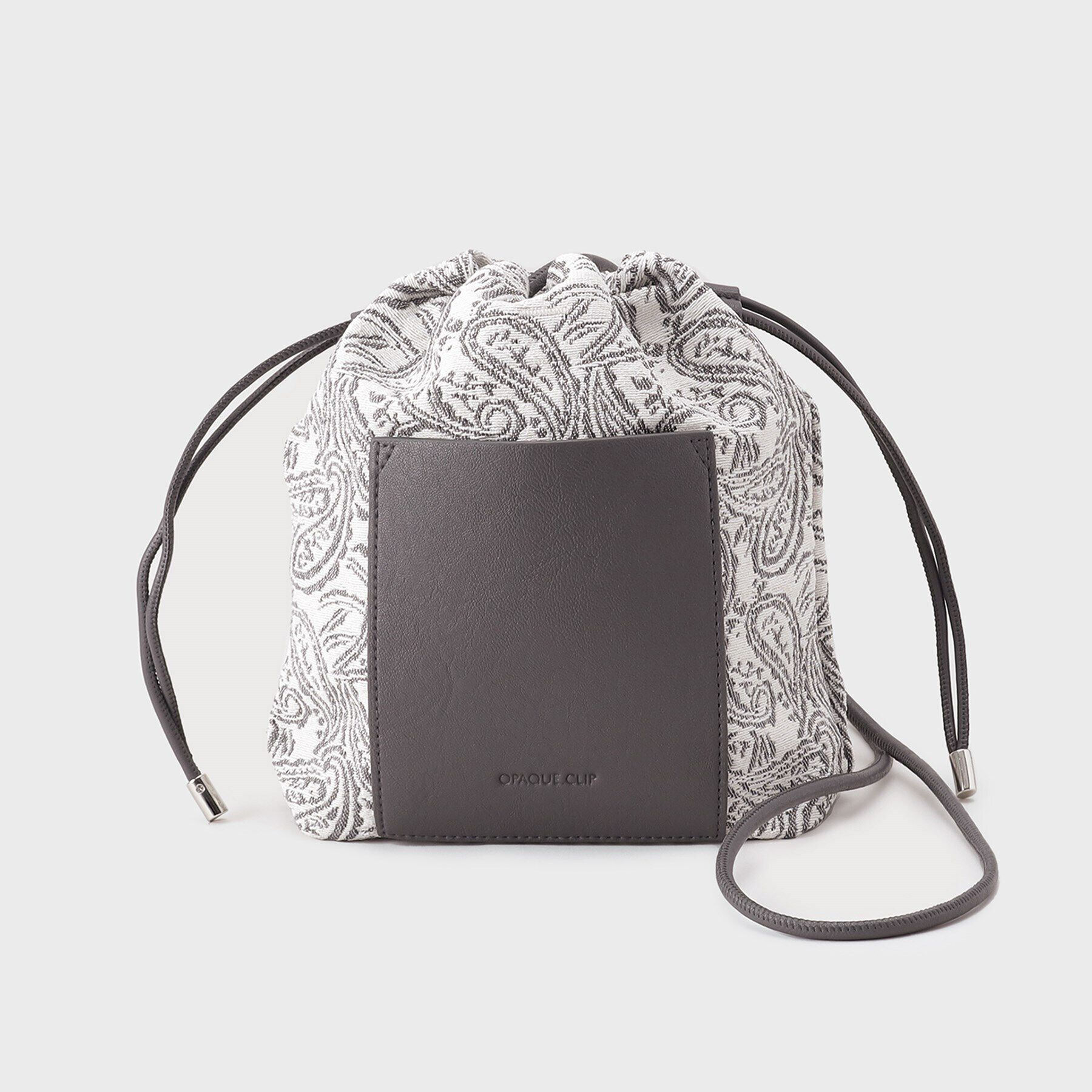OPAQUE.CLIP「【長さ調整可能】巾着ドロストーリングミニショルダーバッグ」|ショルダー・メッセンジャー|
