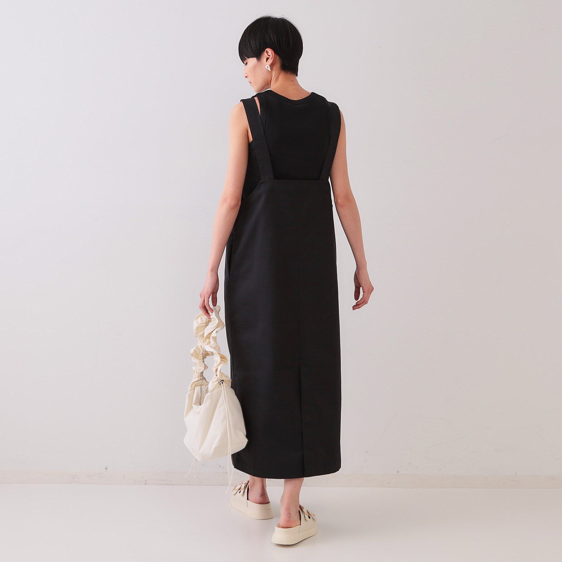 OPAQUE.CLIP「フライスアメリカンスリーブタンクトップ」|キャミソール|