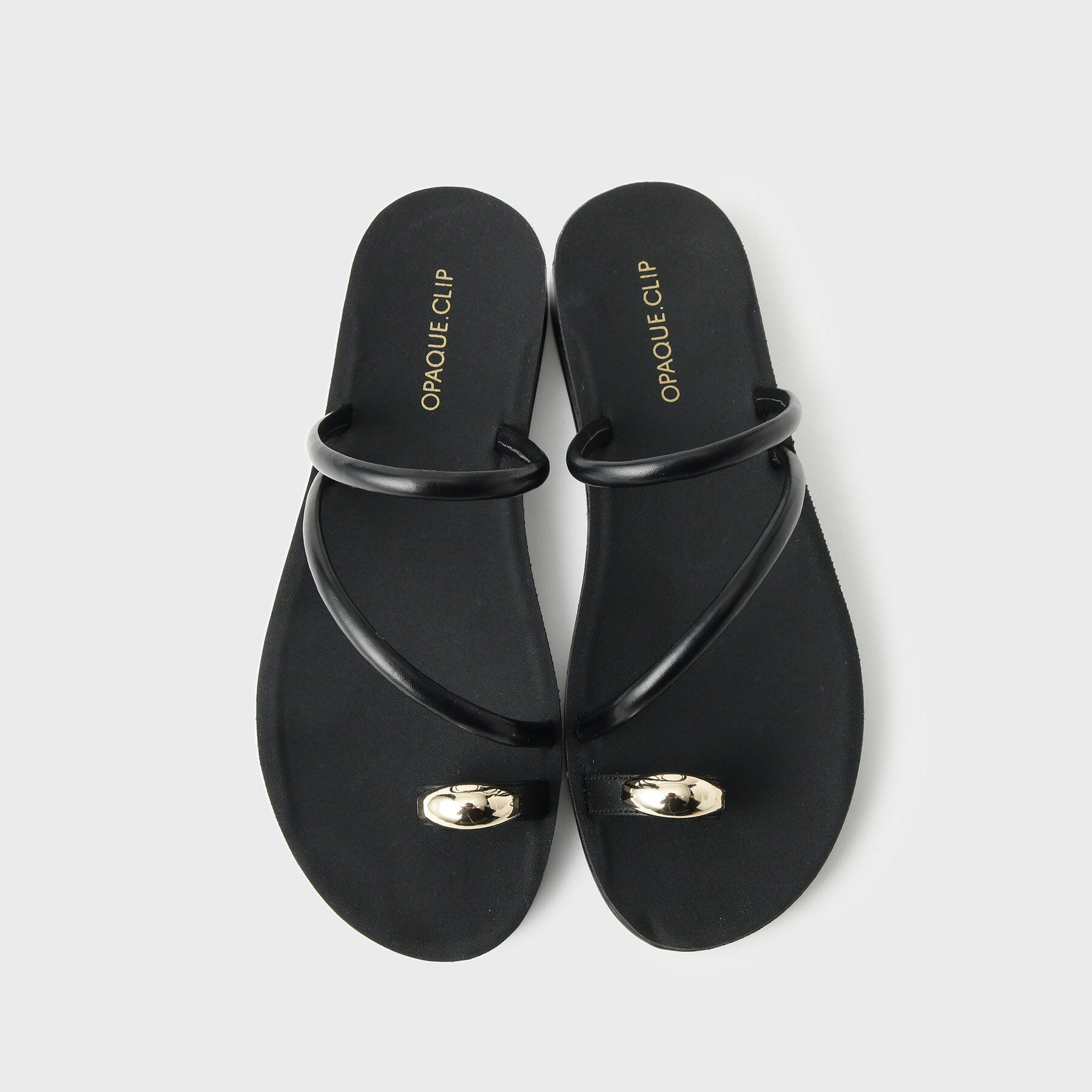 OPAQUE.CLIP「サムリングフラットサンダル」|サンダル|
