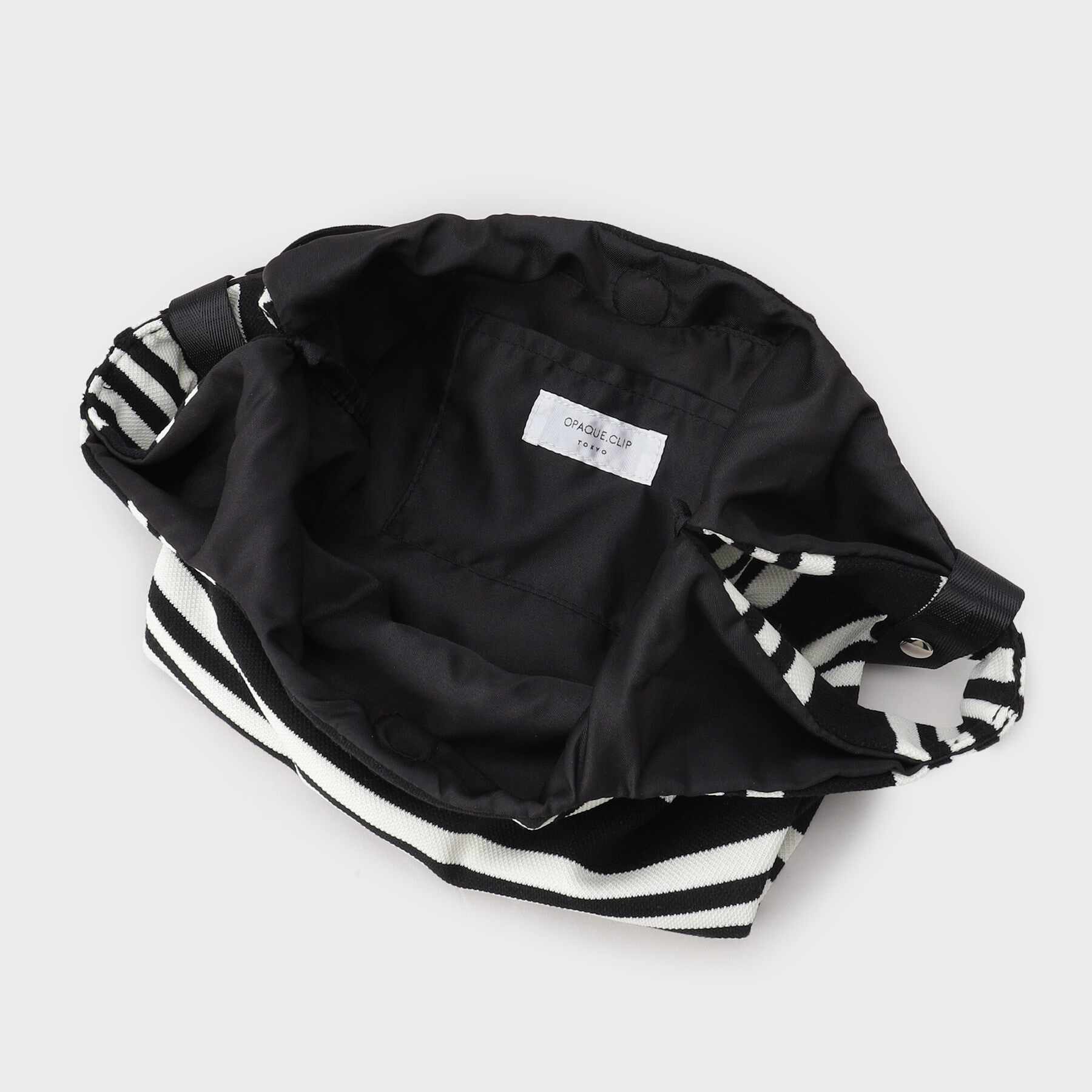 OPAQUE.CLIP「【2WAY】マルチボーダーハンドバッグ」|ハンドバッグ|