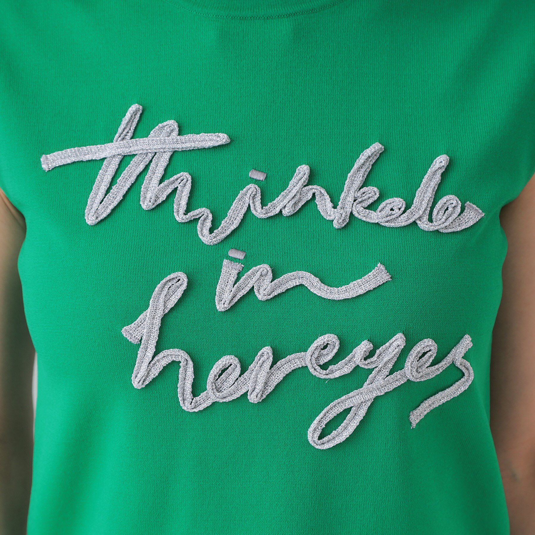 OPAQUE.CLIP「ラメテープロゴニット【洗濯機洗い可/抗ピル】」|ニット・セーター|