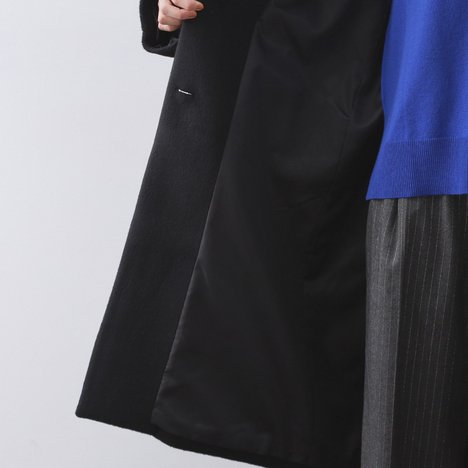 OPAQUE.CLIP「カシミヤブレンドウールチェスターコート」|チェスターコート|