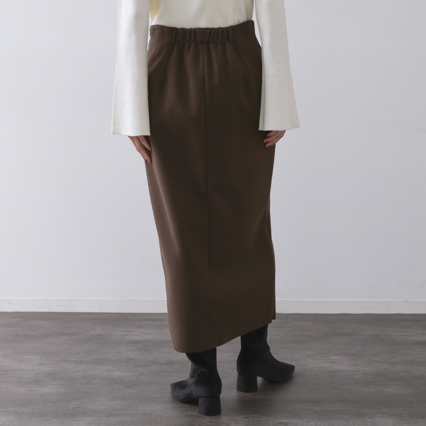 OPAQUE.CLIP「ウールライクタイトスカート【洗濯機洗い可】《8col》」|スカート|