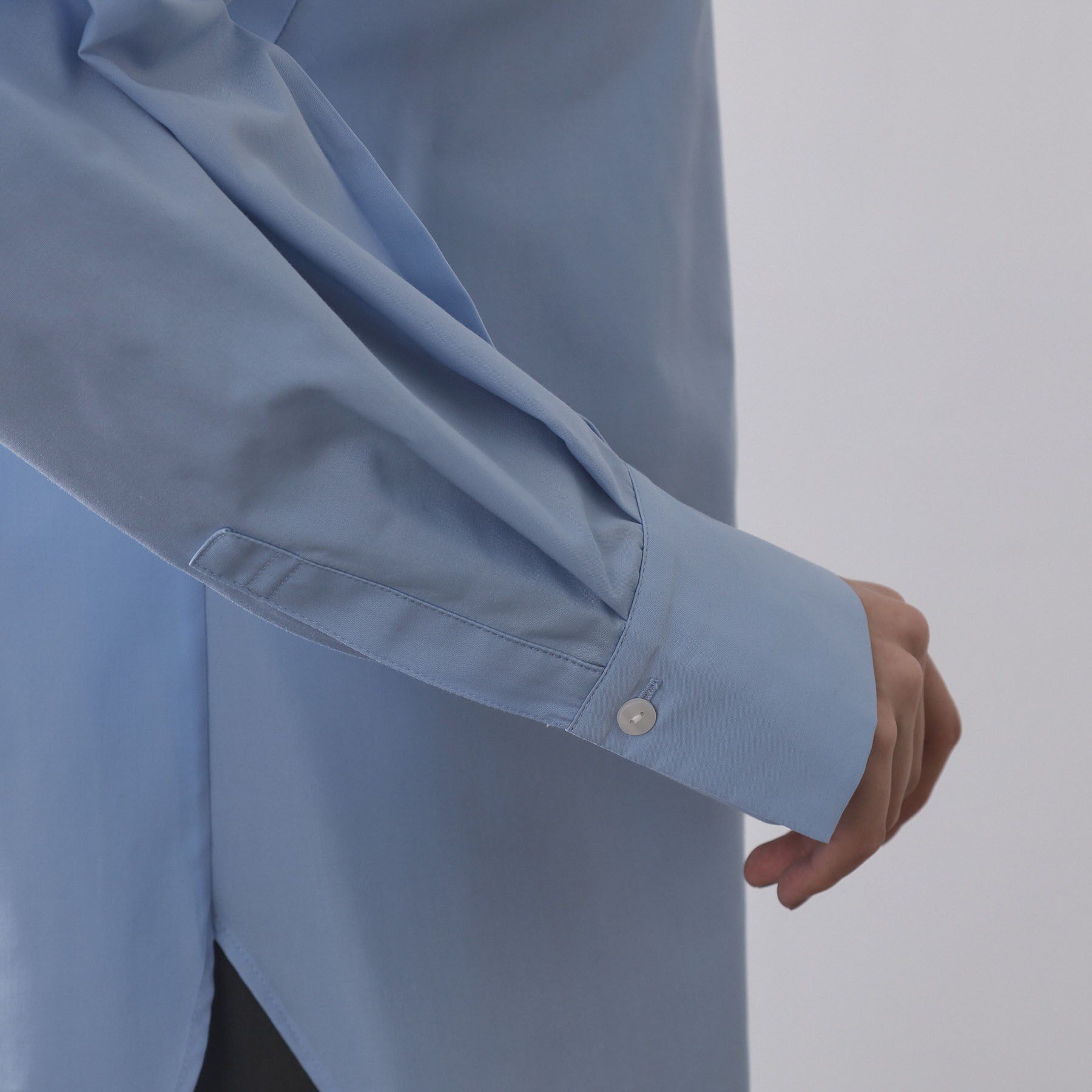 OPAQUE.CLIP「ポケット刺繍レギュラーカラーシャツ【洗濯機OK】」|シャツ・ブラウス|