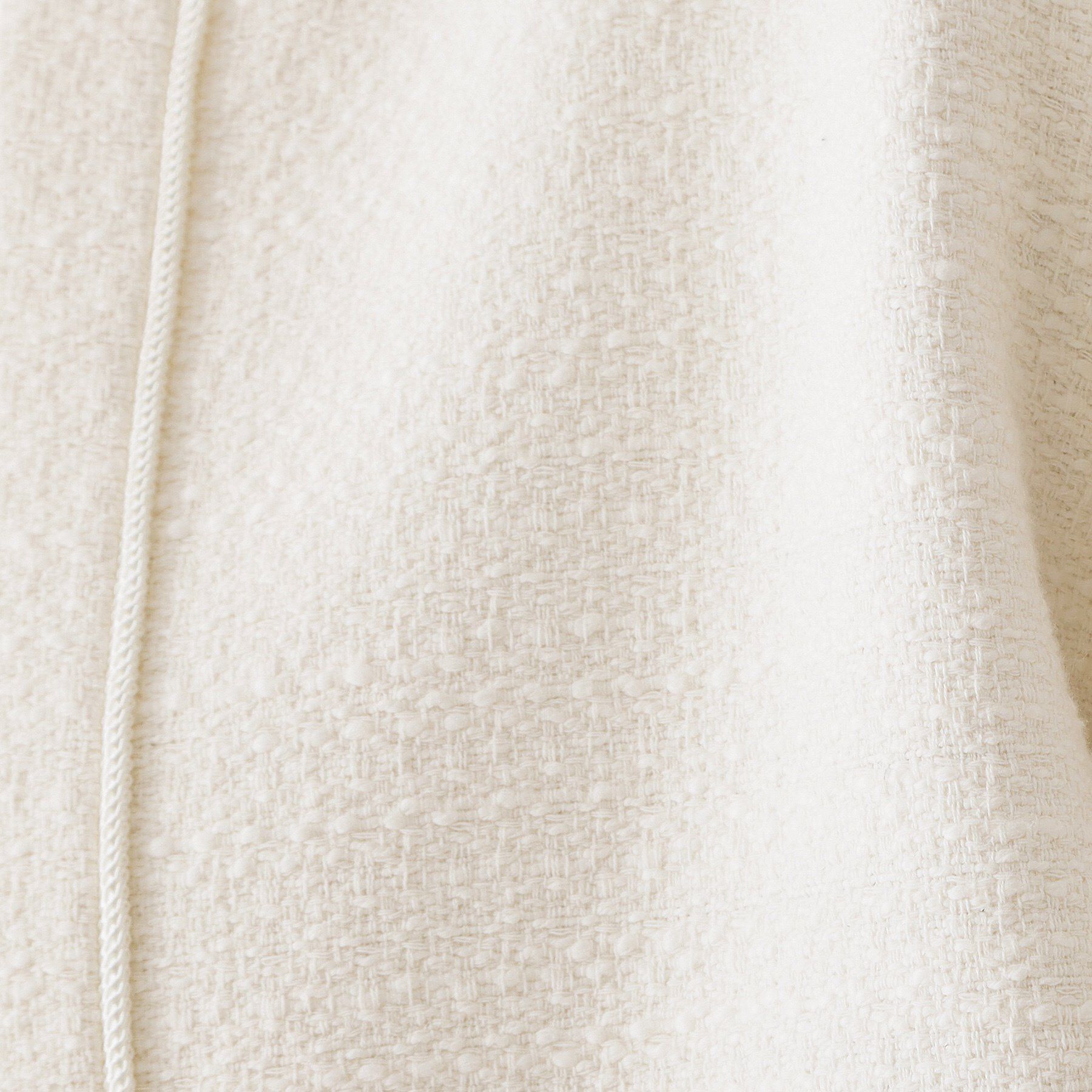 OPAQUE.CLIP「《通勤対応》 コットンツイードジャケット」|ノーカラージャケット|