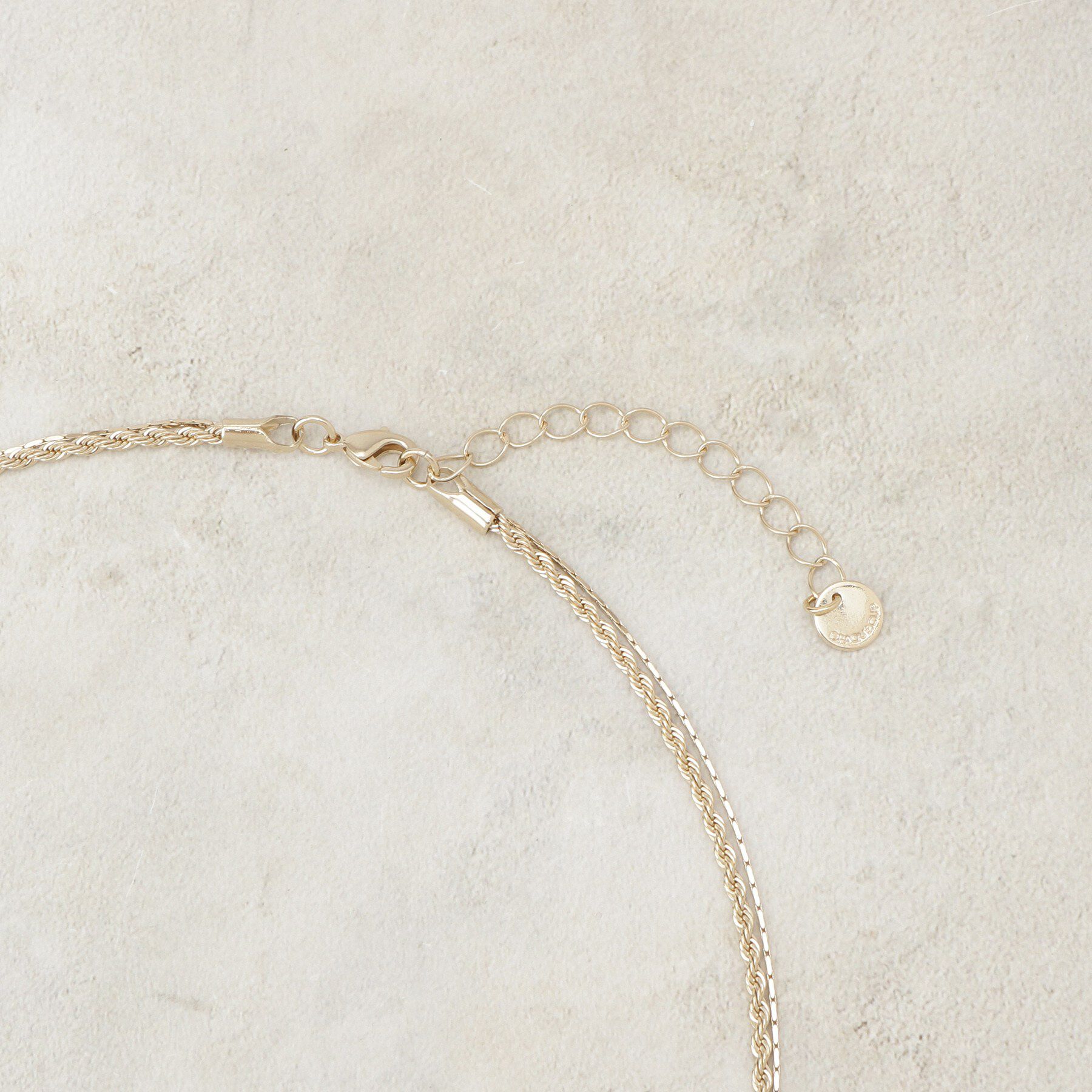 OPAQUE.CLIP「細チェーン2連ネックレス」|ネックレス|