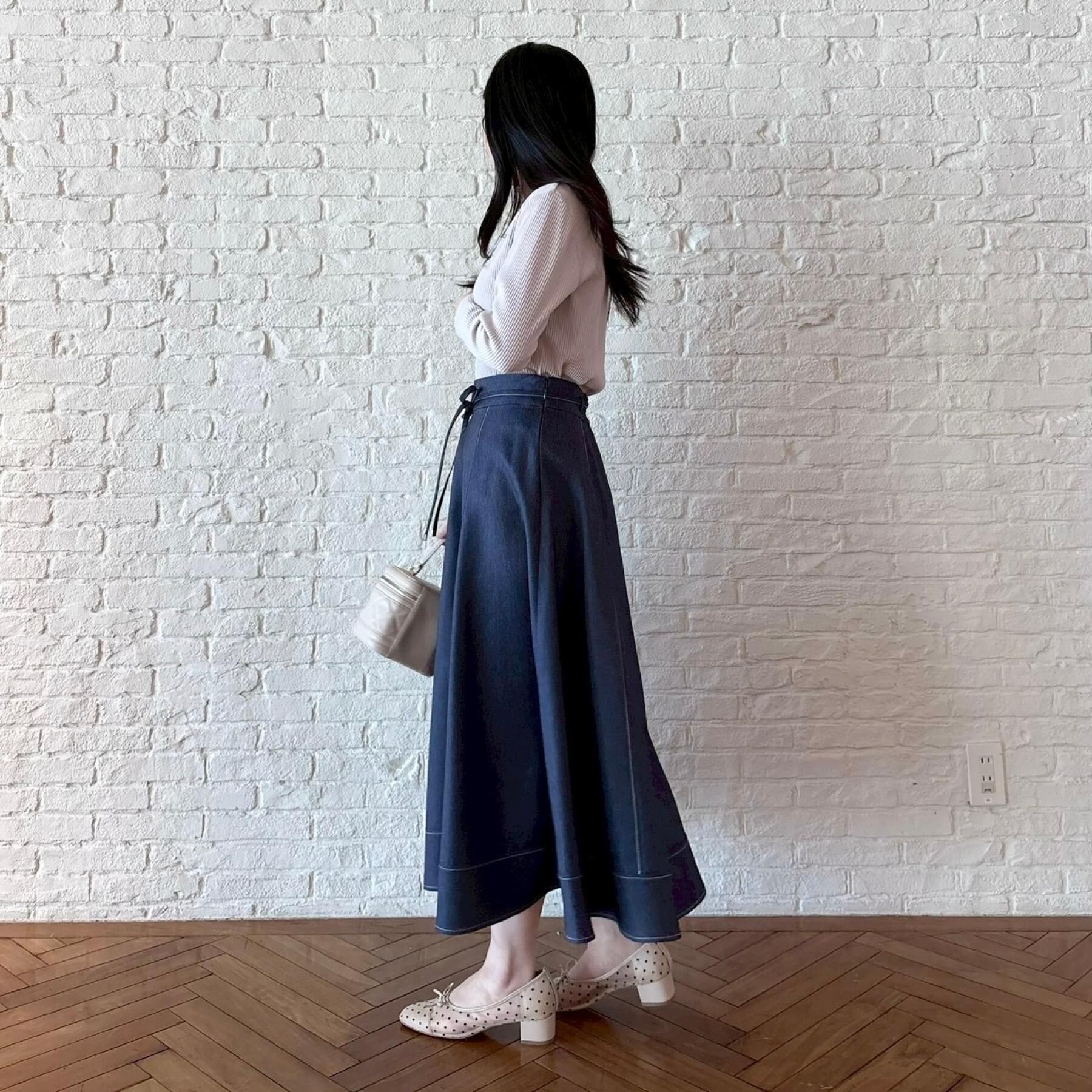 Couture broach「【洗える】ハートネック テレコプルオーバー」|Tシャツ・カットソー|