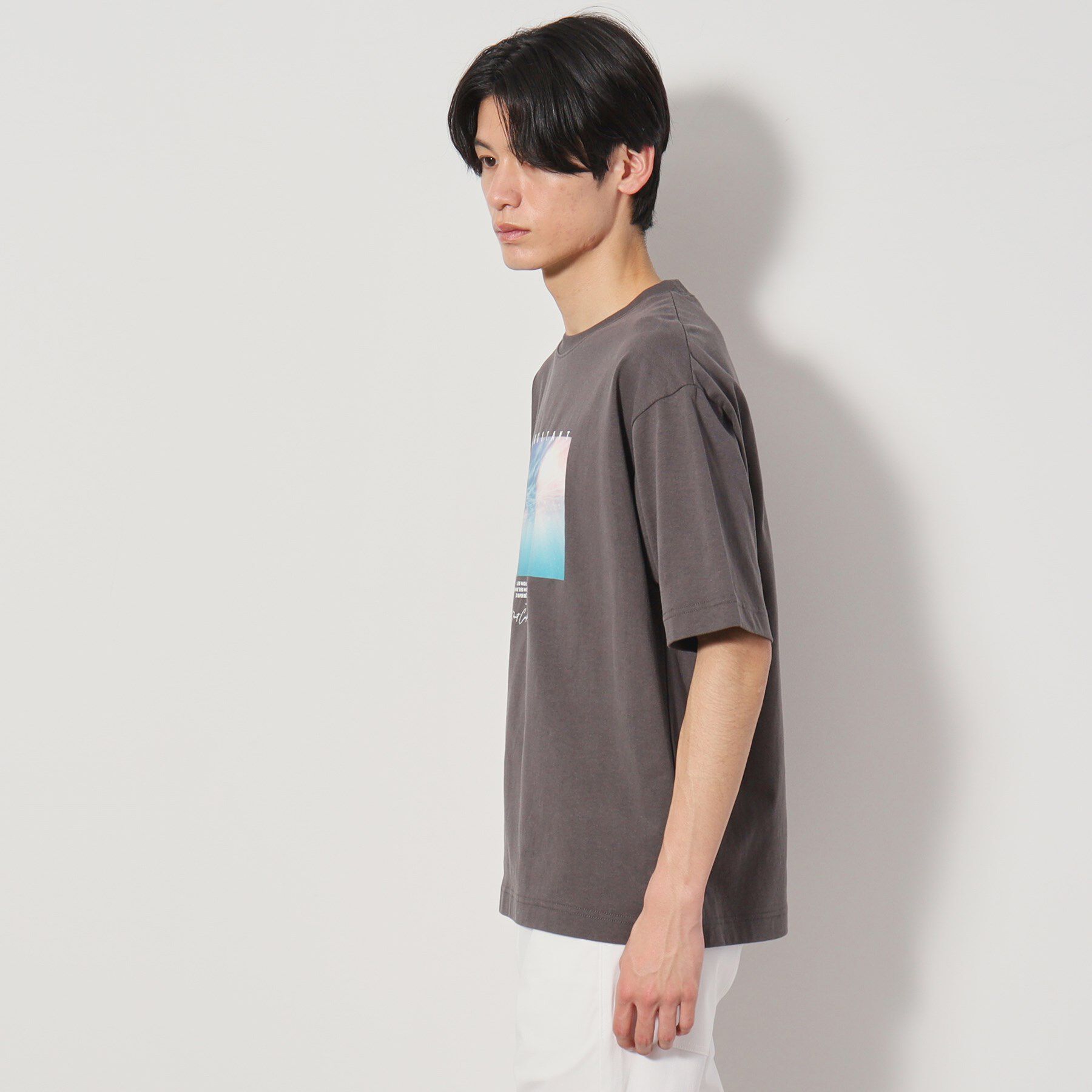 THE SHOP TK「【Begin6月号掲載】オーガニックコットンプリント半袖Tシャツ」|Tシャツ・カットソー|