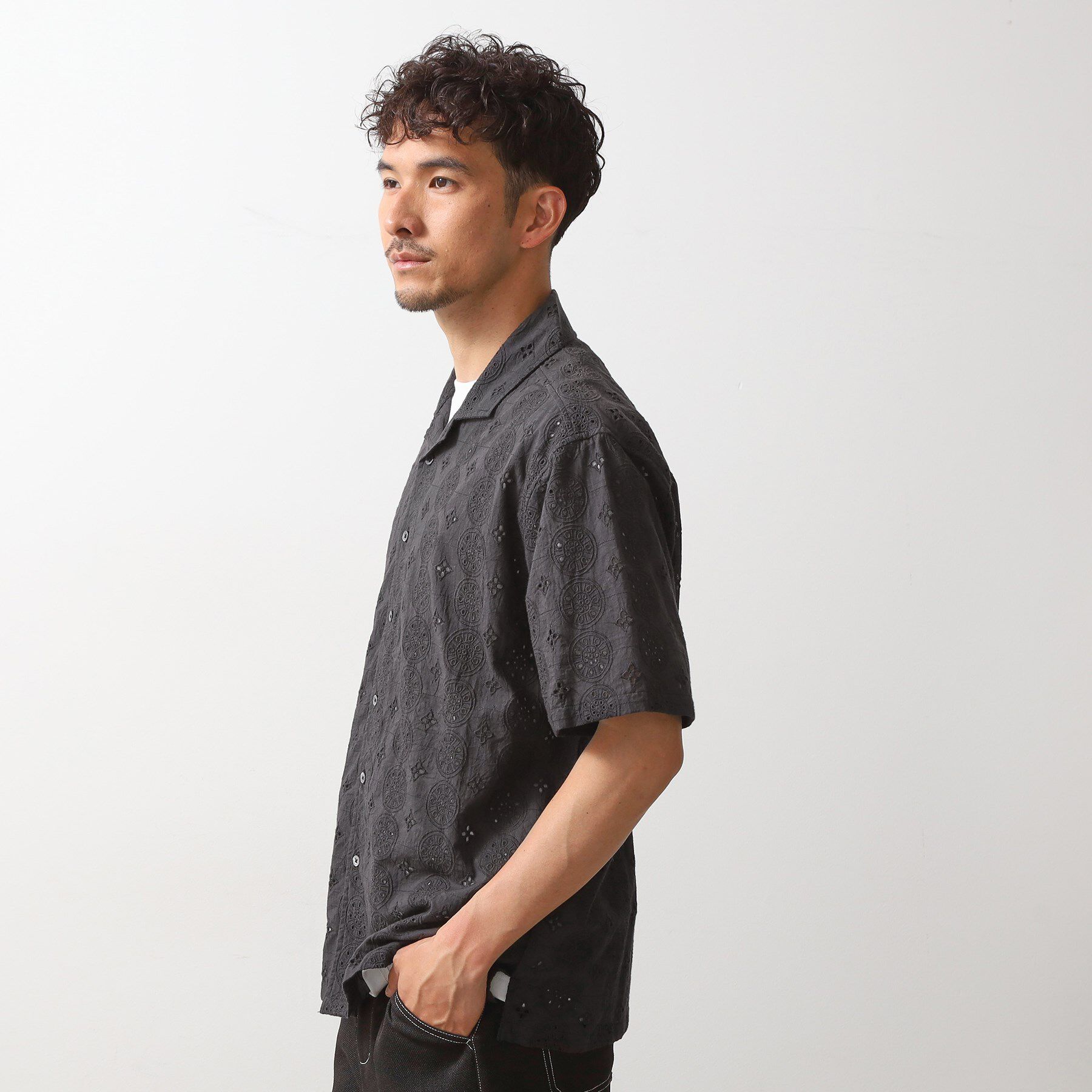 THE SHOP TK「インド刺繍半袖シャツ　【親子リンク/洗濯機OK】」|シャツ・ブラウス|