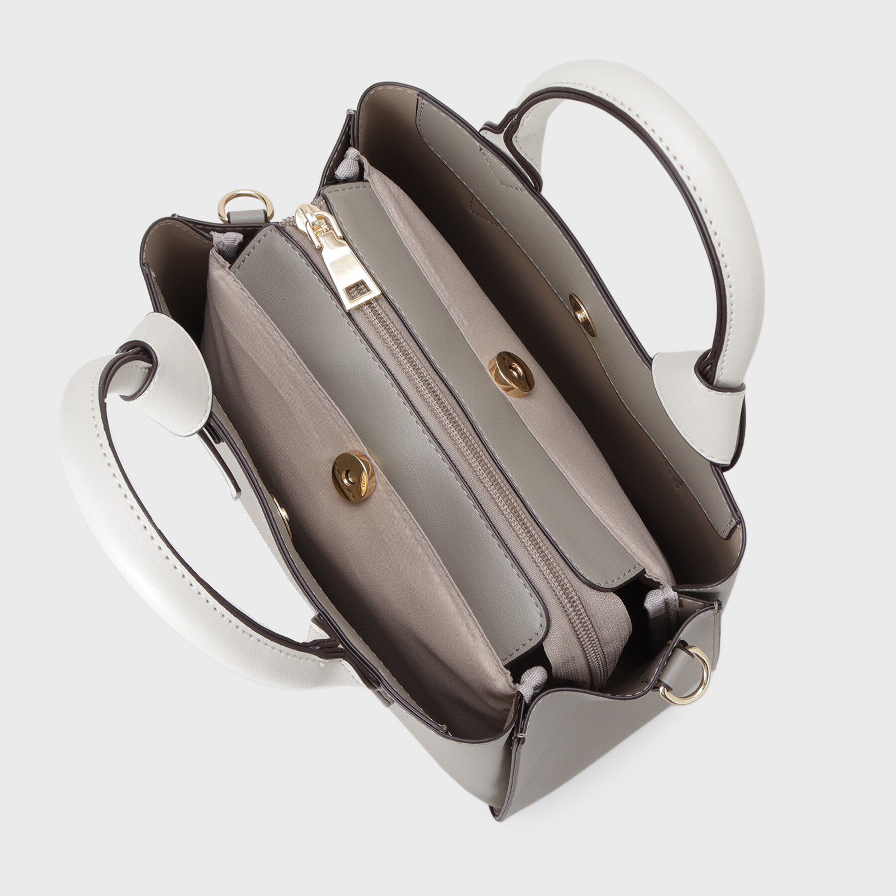 THE SHOP TK「バイカラー合皮ショルダーバッグ」|ショルダー・メッセンジャー|