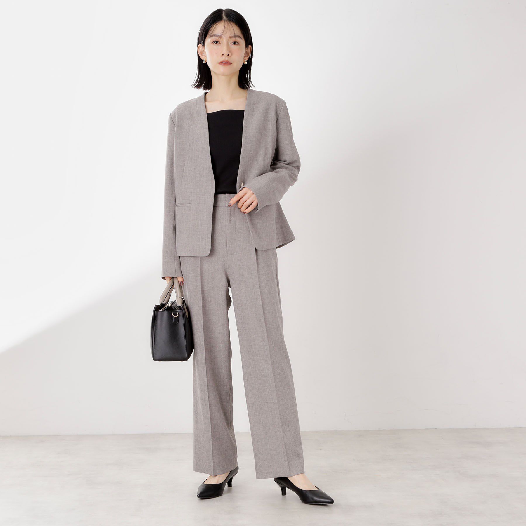 THE SHOP TK「バイカラー合皮ショルダーバッグ」|ショルダー・メッセンジャー|