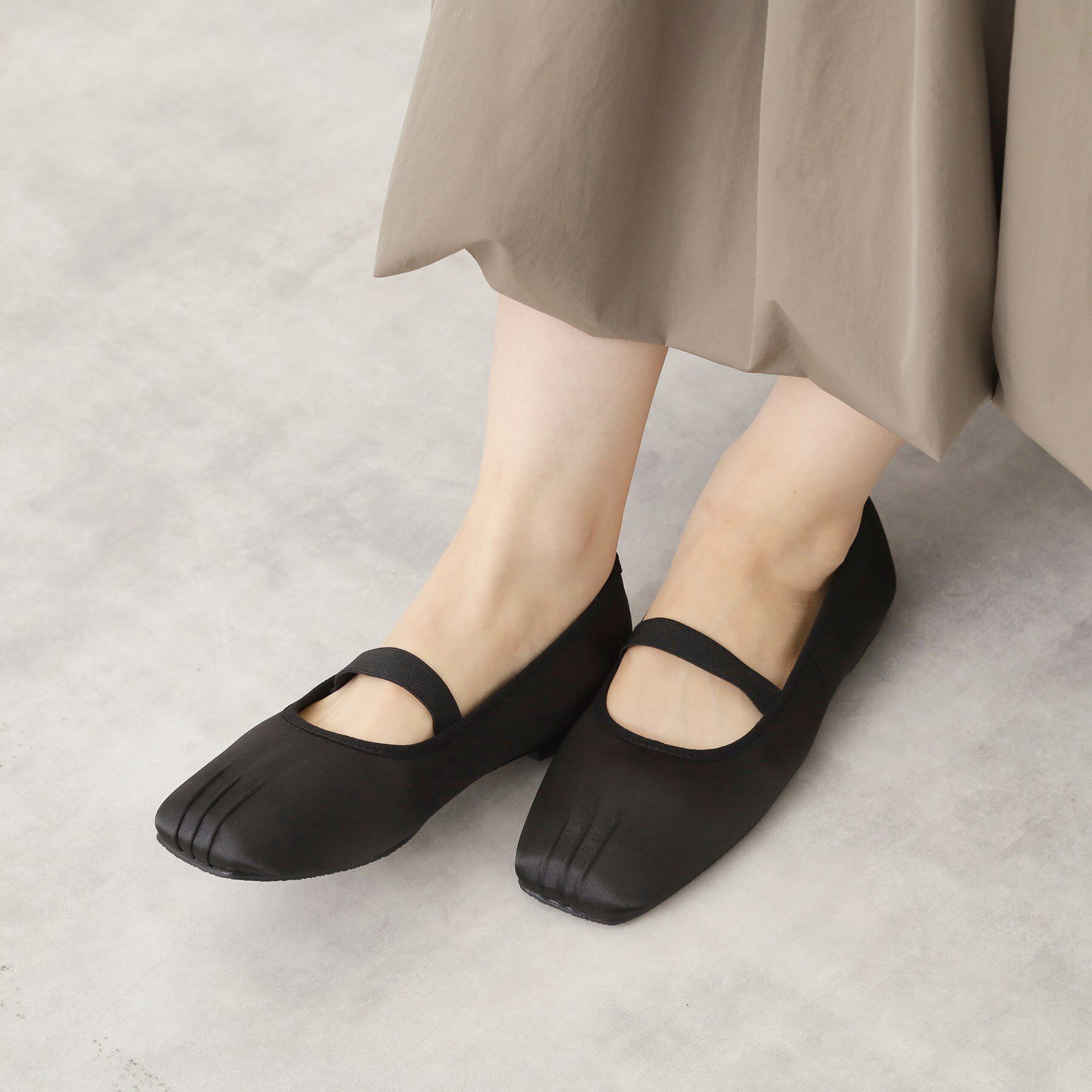 THE SHOP TK「サテンスクエアバレエシューズ」|その他|