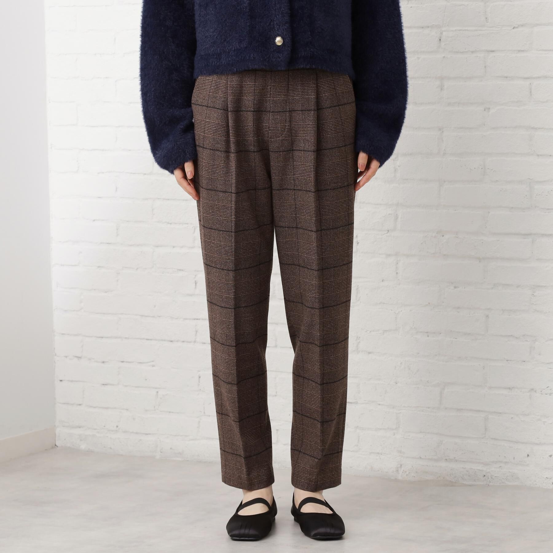 THE SHOP TK「【着丈選べる/XS～XLサイズ】あったか裏起毛テーパードパンツ」|その他|