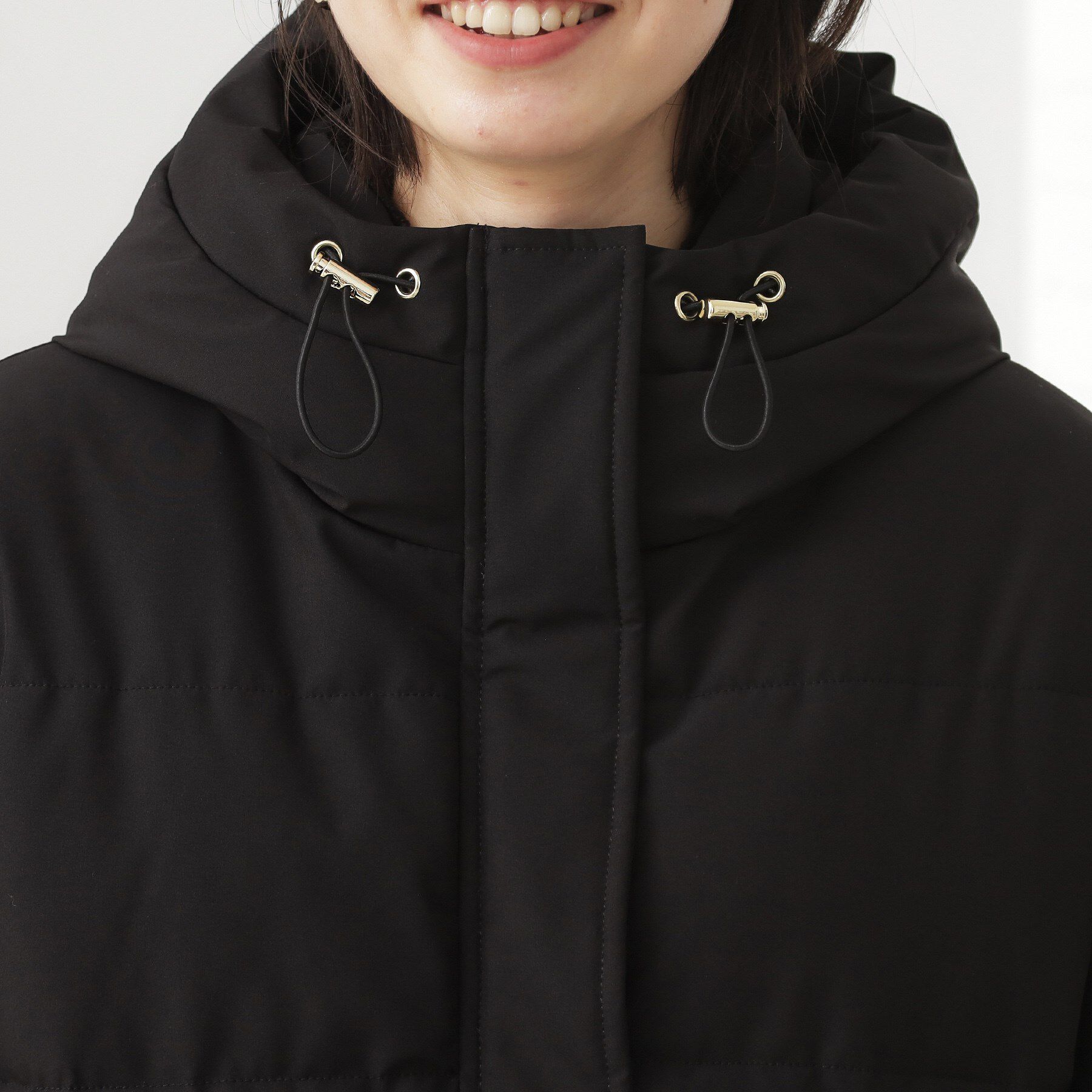 THE SHOP TK「【すっきり見えシルエット】上品ふわもこ中綿ブルゾン」|ダウン|